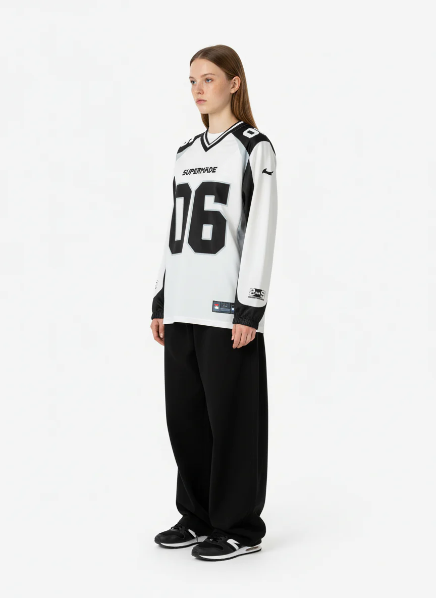 Digital Patchwork Jersey Long Sleeve T-shirt - Image 3