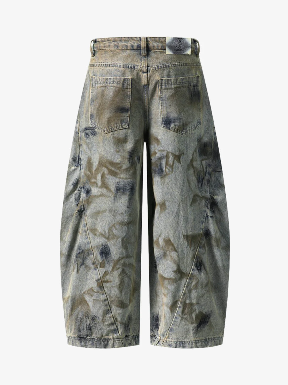 Dirty Wash Spray Dyed Barrel Jeans - Image 2