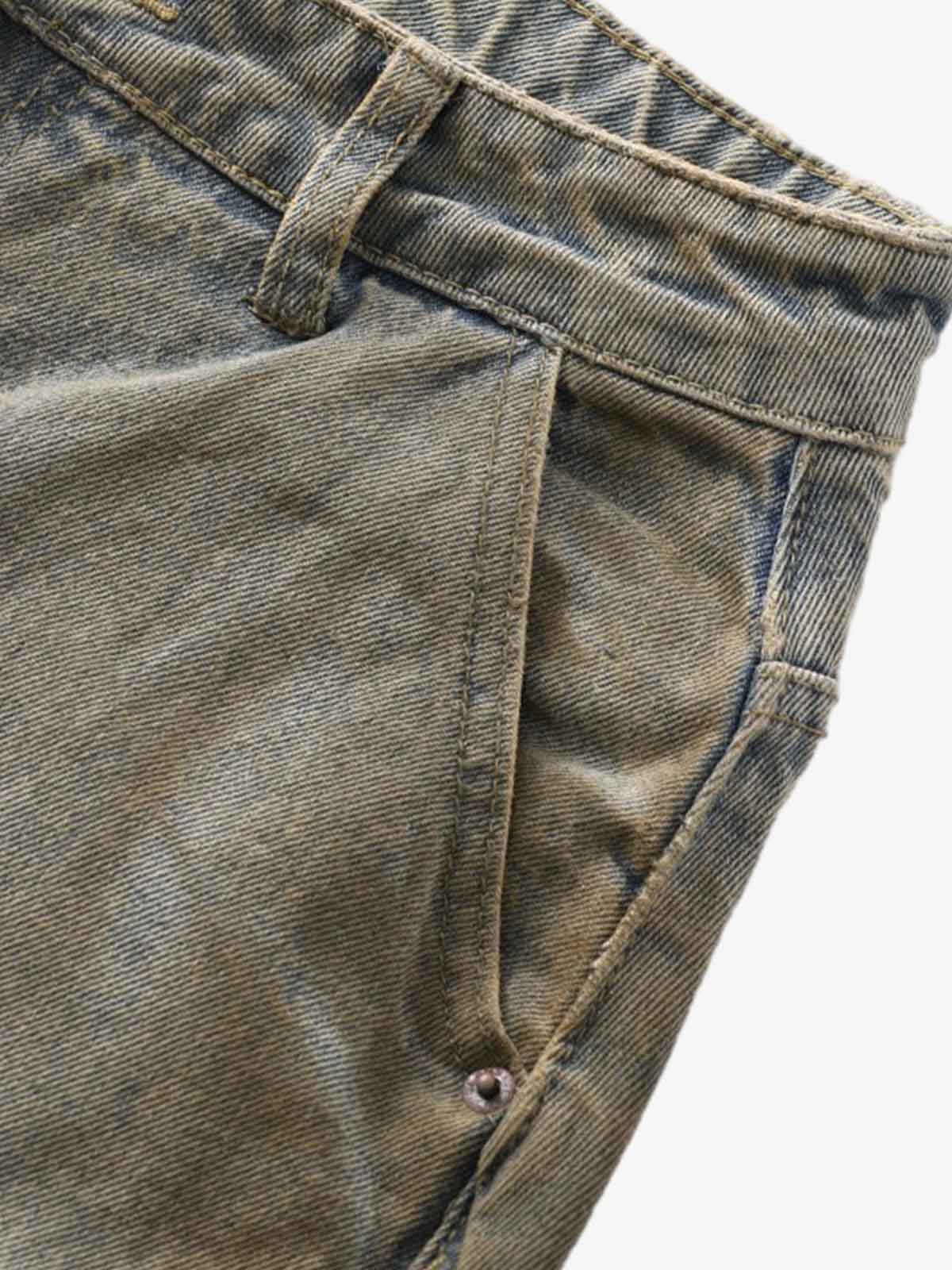 Dirty Wash Spray Dyed Barrel Jeans - Image 4