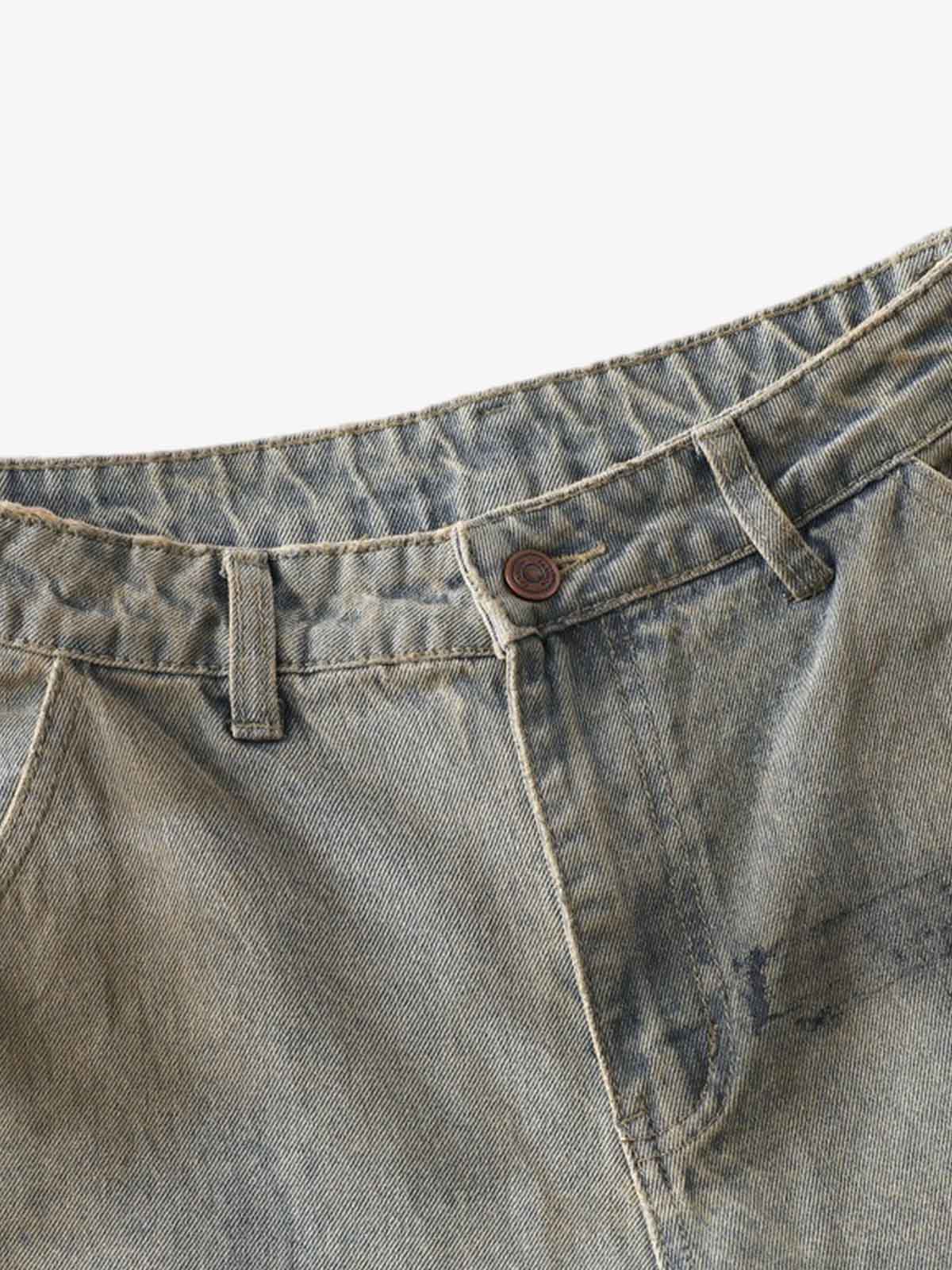 Dirty Wash Spray Dyed Barrel Jeans - Image 6