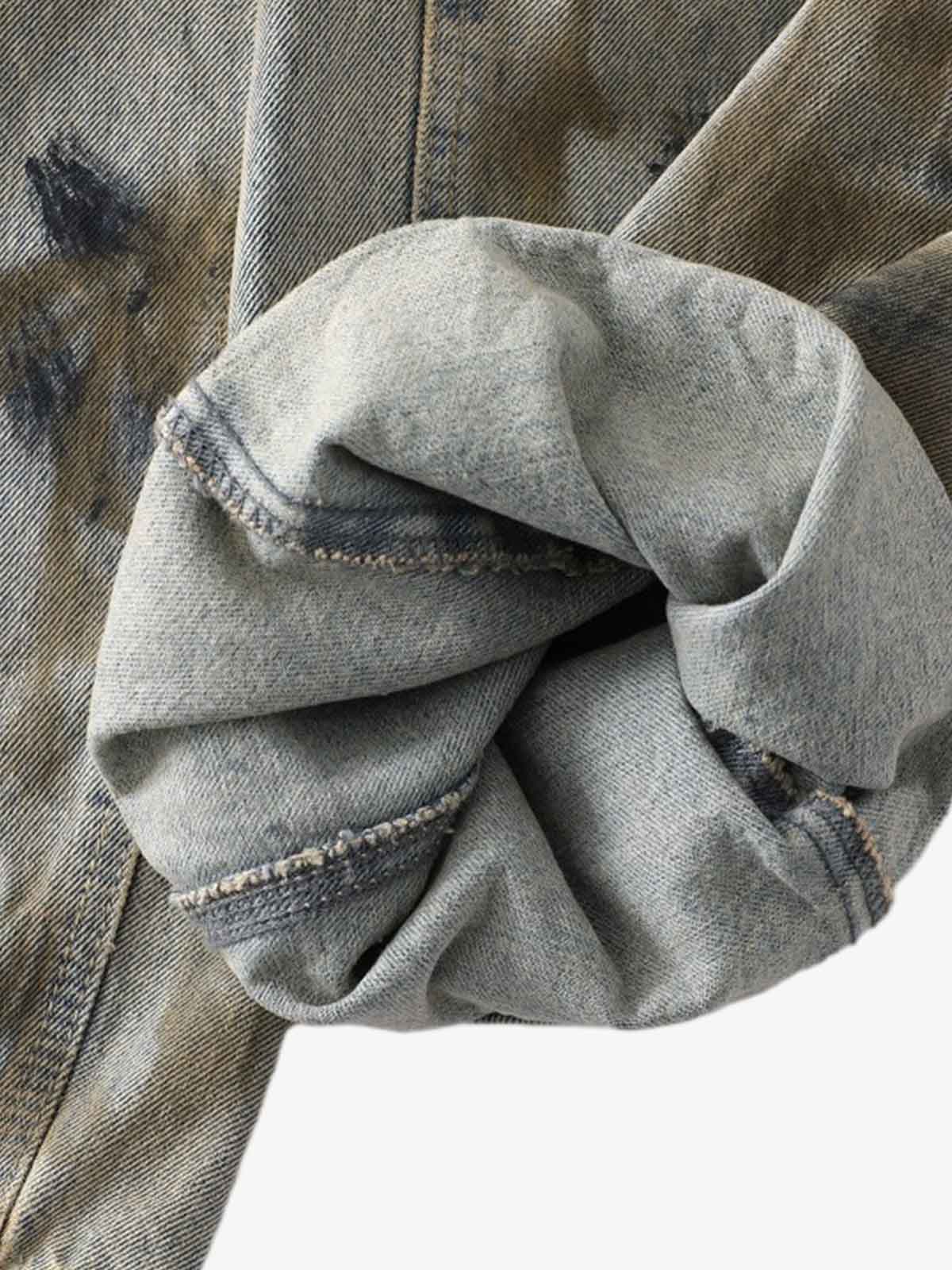 Dirty Wash Spray Dyed Barrel Jeans - Image 8