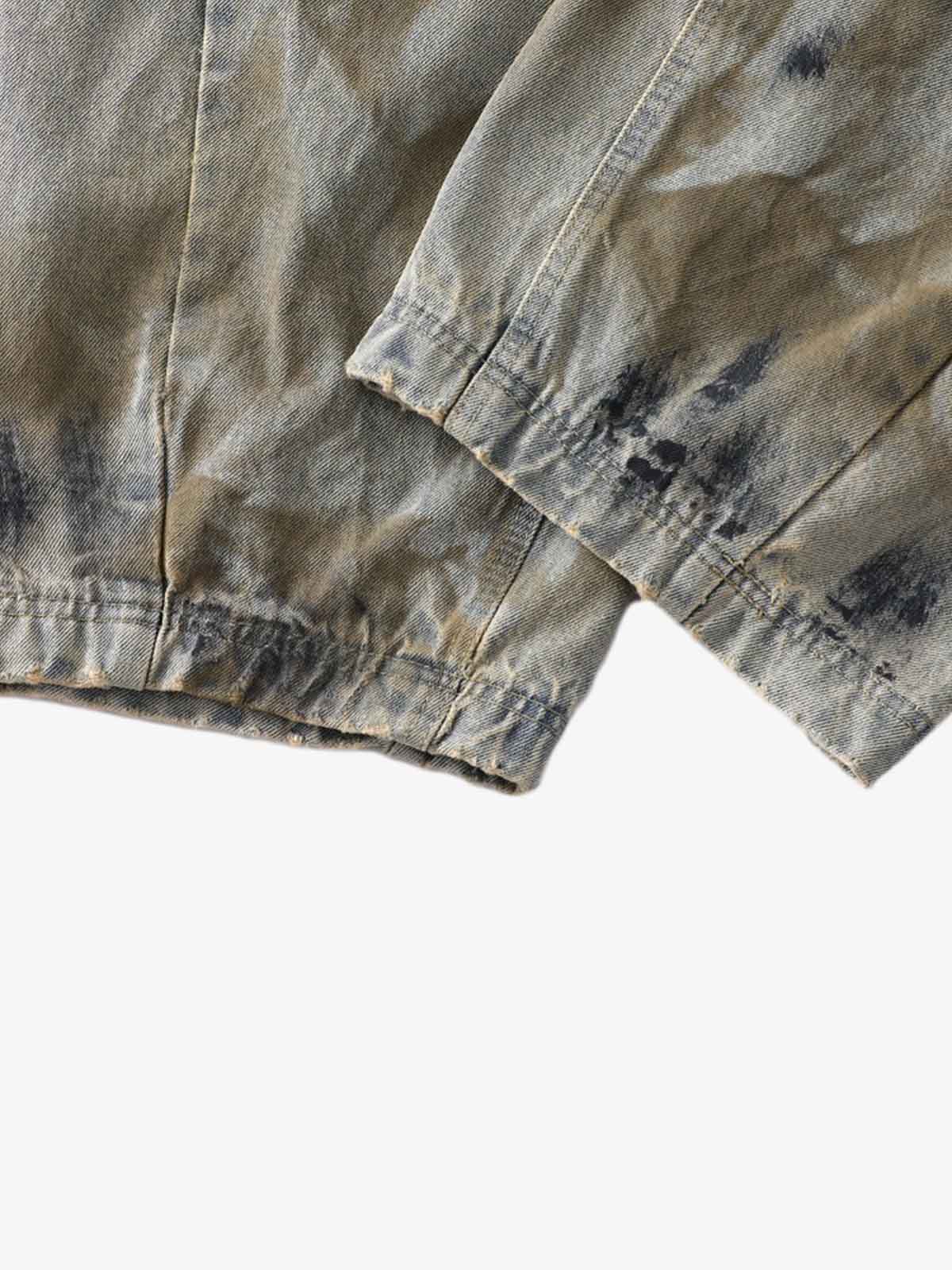 Dirty Wash Spray Dyed Barrel Jeans - Image 9