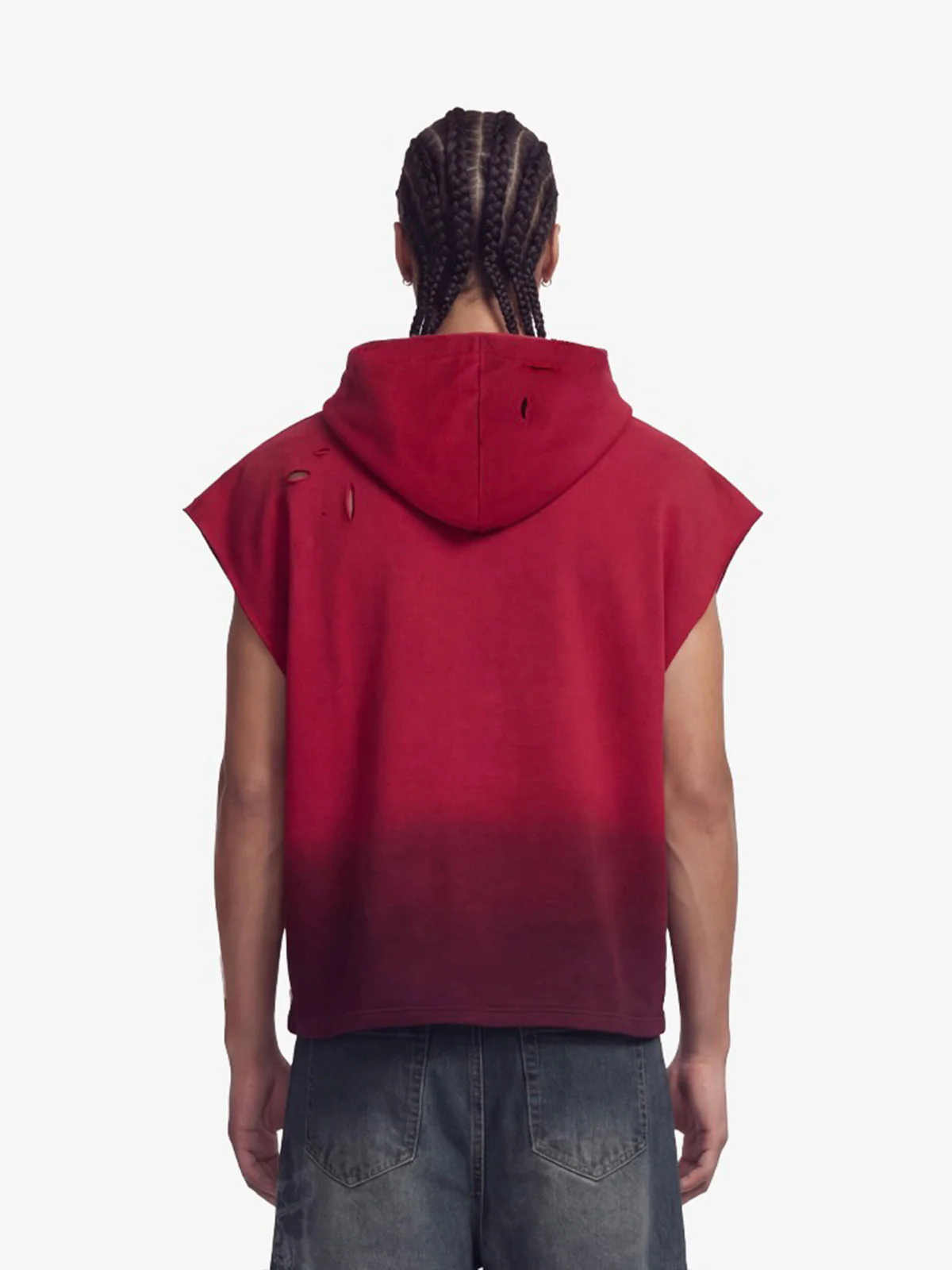 Distressed God's Imprisonment Files Graphic Dirty Hoodie - Image 5