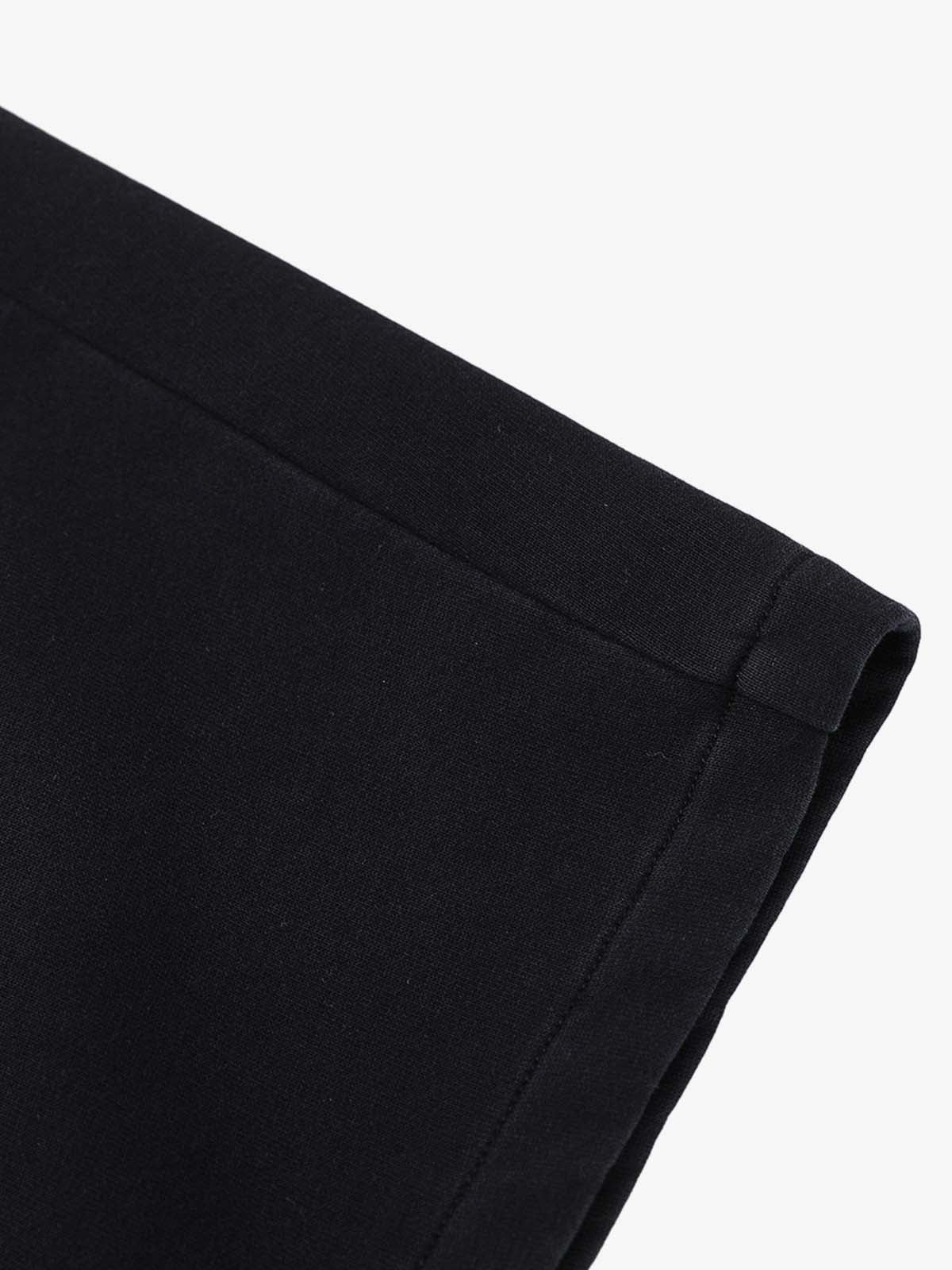 French Terry Distressed Gradient Drawstring Wide Leg Pants - Image 11
