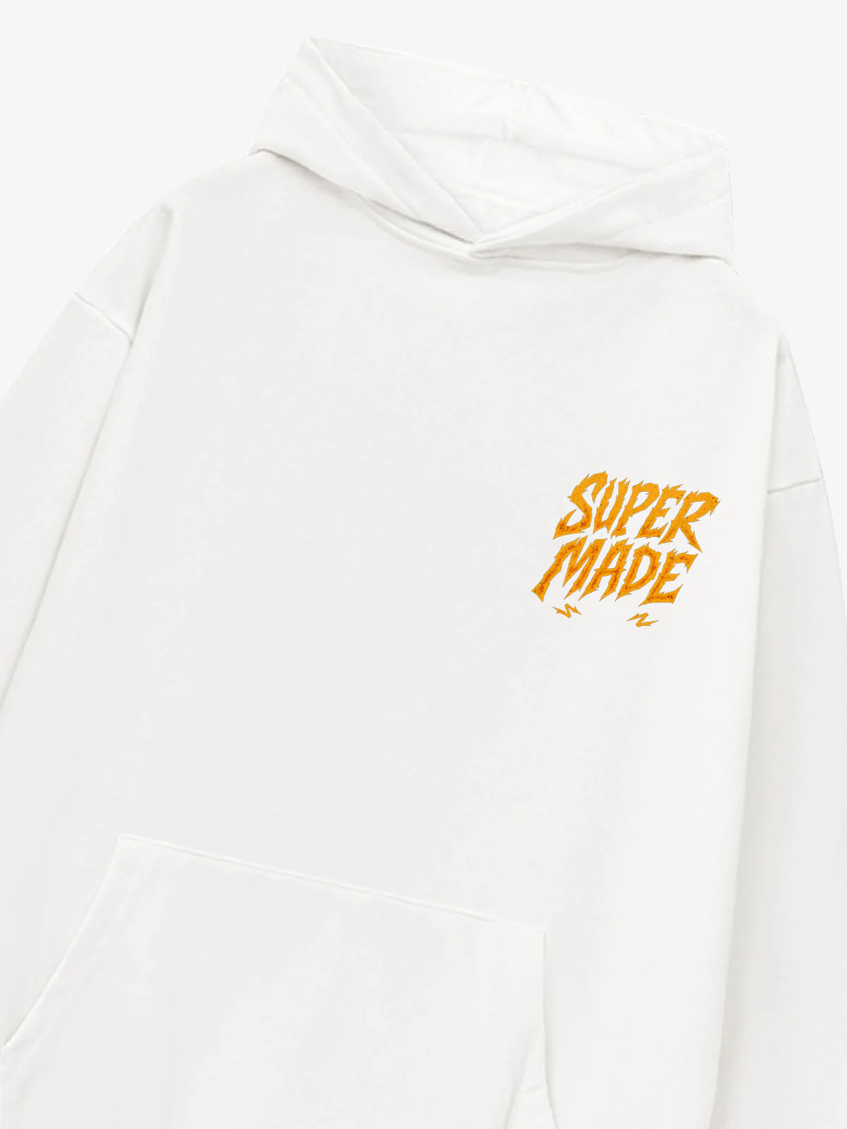 Distressed Graphic Bold Angel Wings Design Hoodie - Image 9