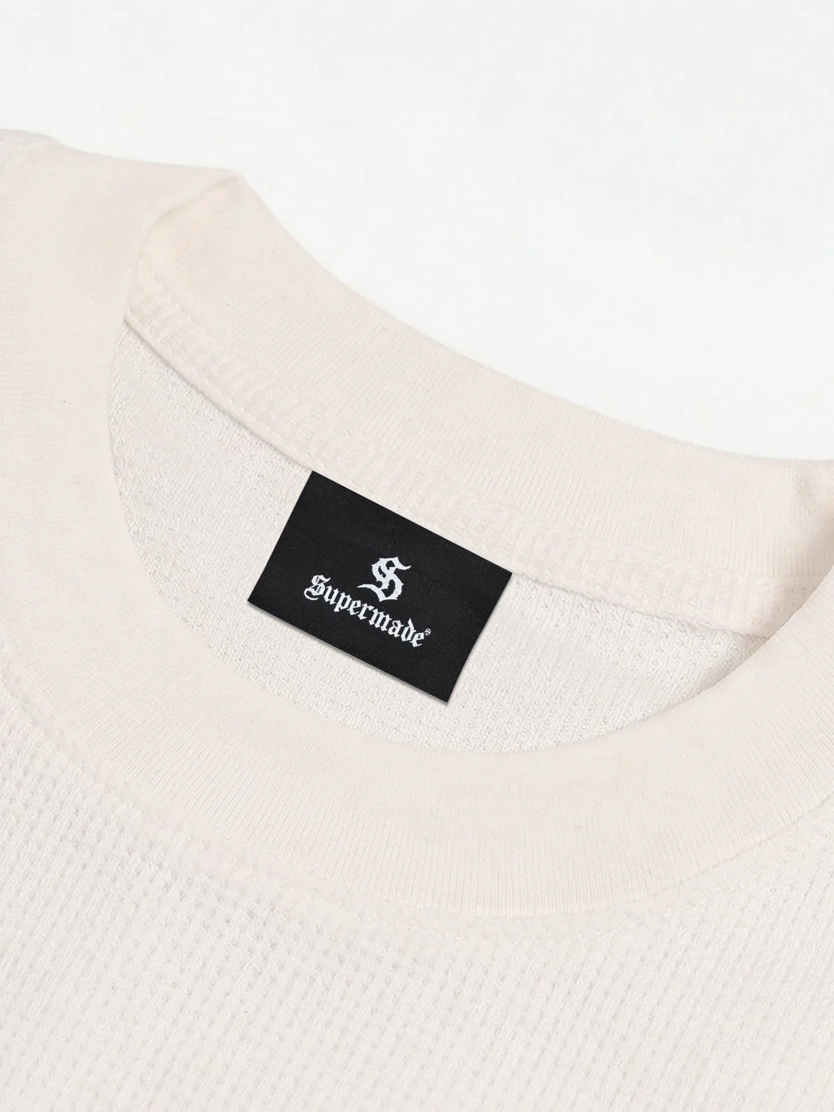 Distressed Heart Graphic Waffle Knit Short Sleeve T-Shirt - Image 7