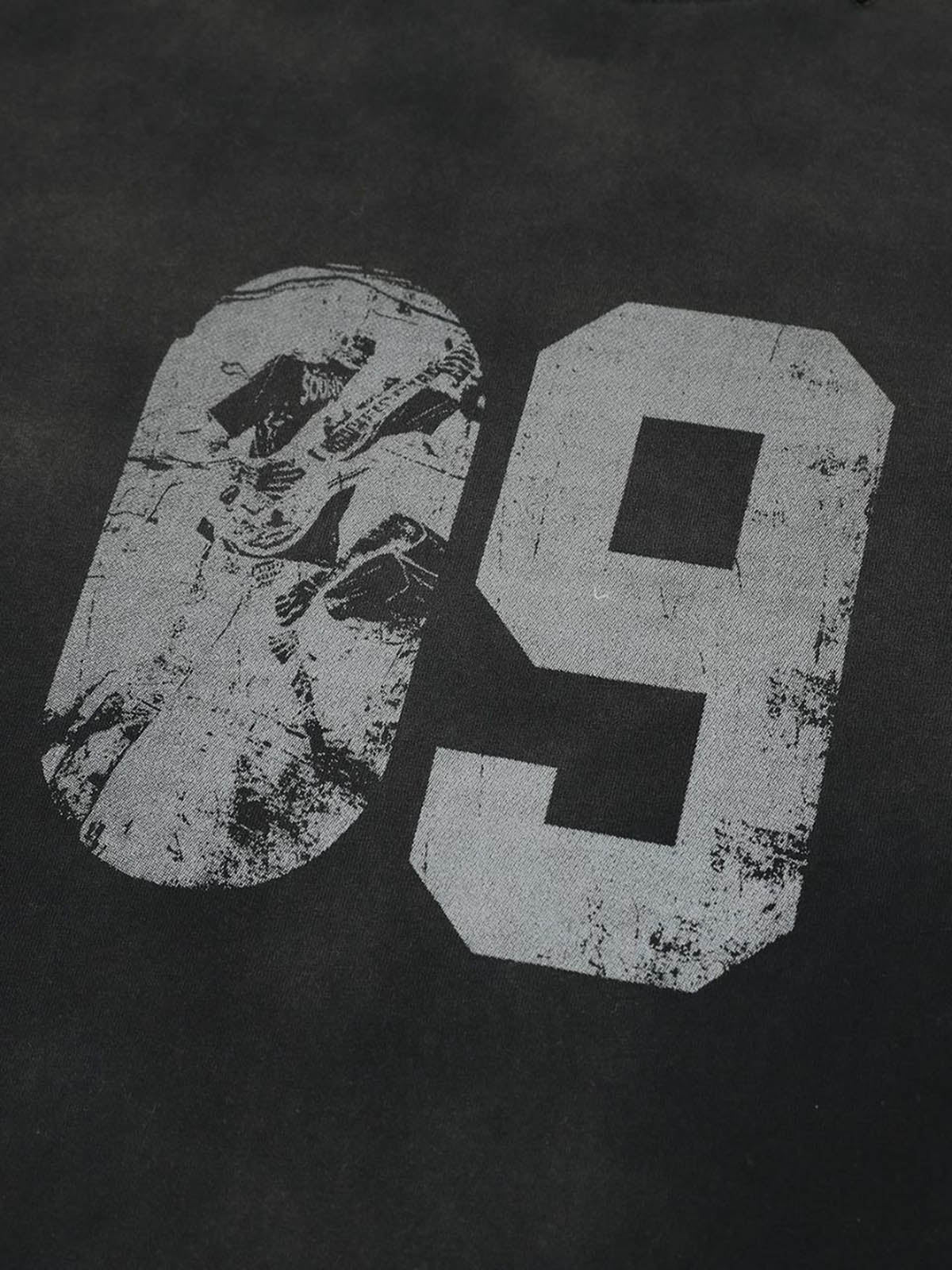 Distressed NO. 09 Long Sleeve T-Shirt - Image 16