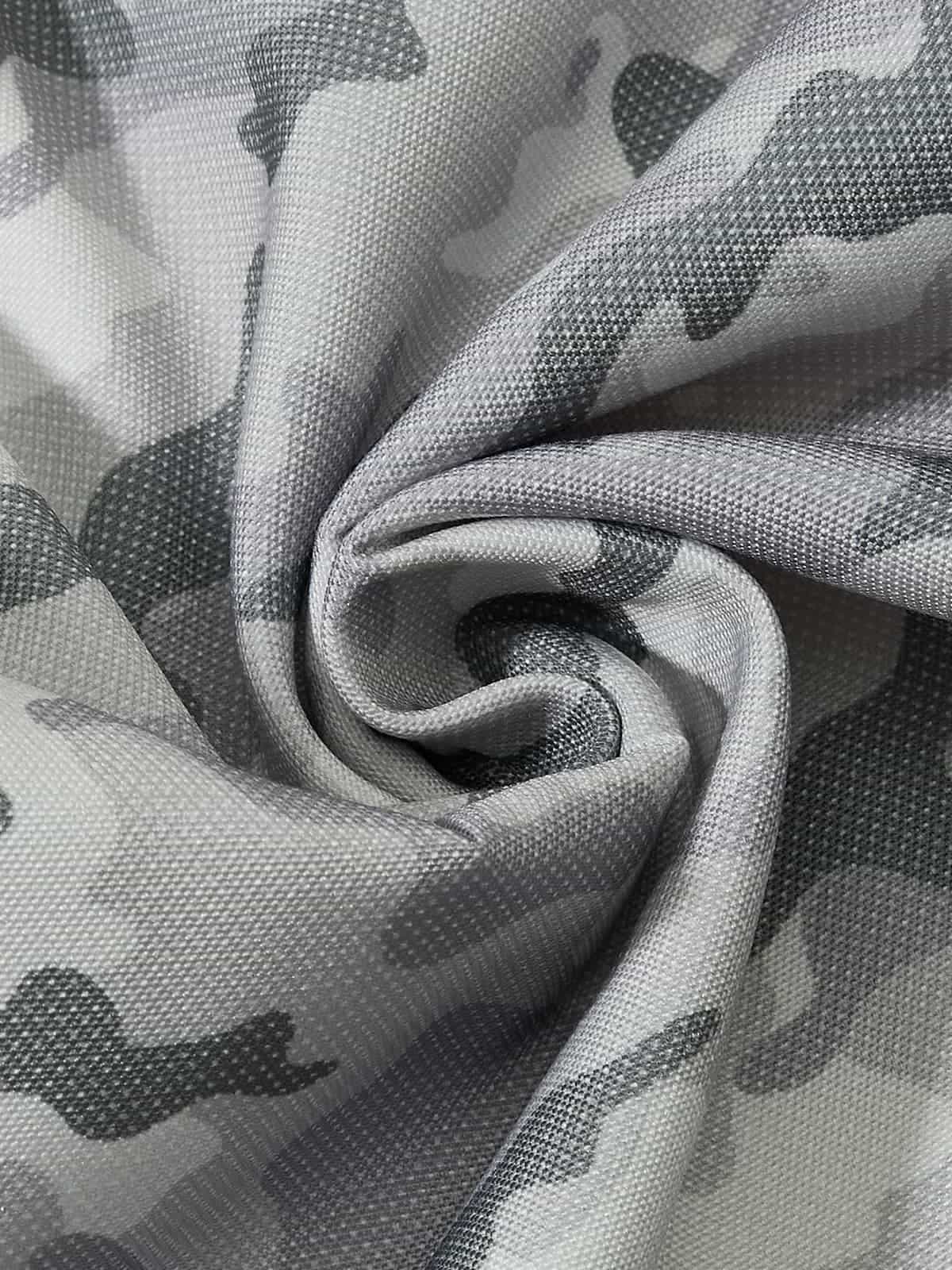 Double Waistband Elastic Waist Camo Side Panel Wide Leg Pants - Image 8
