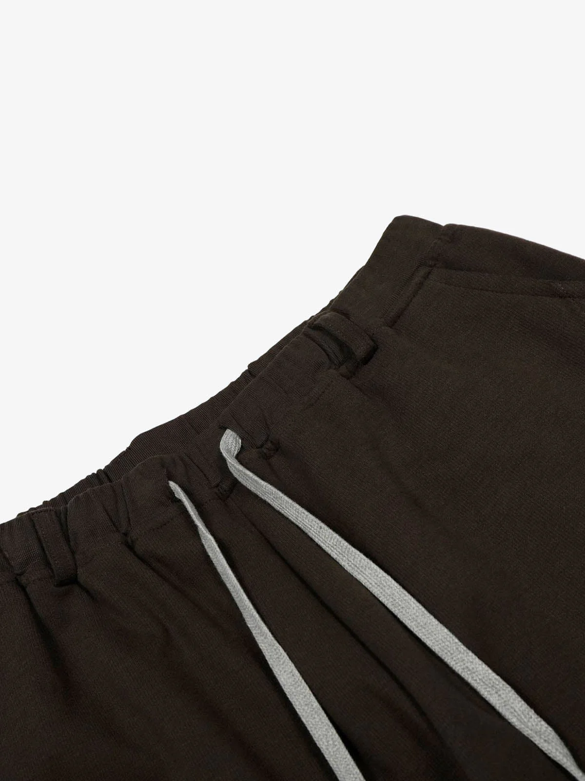 Drawstring Elastic Waist Wide Leg Pants - Image 4