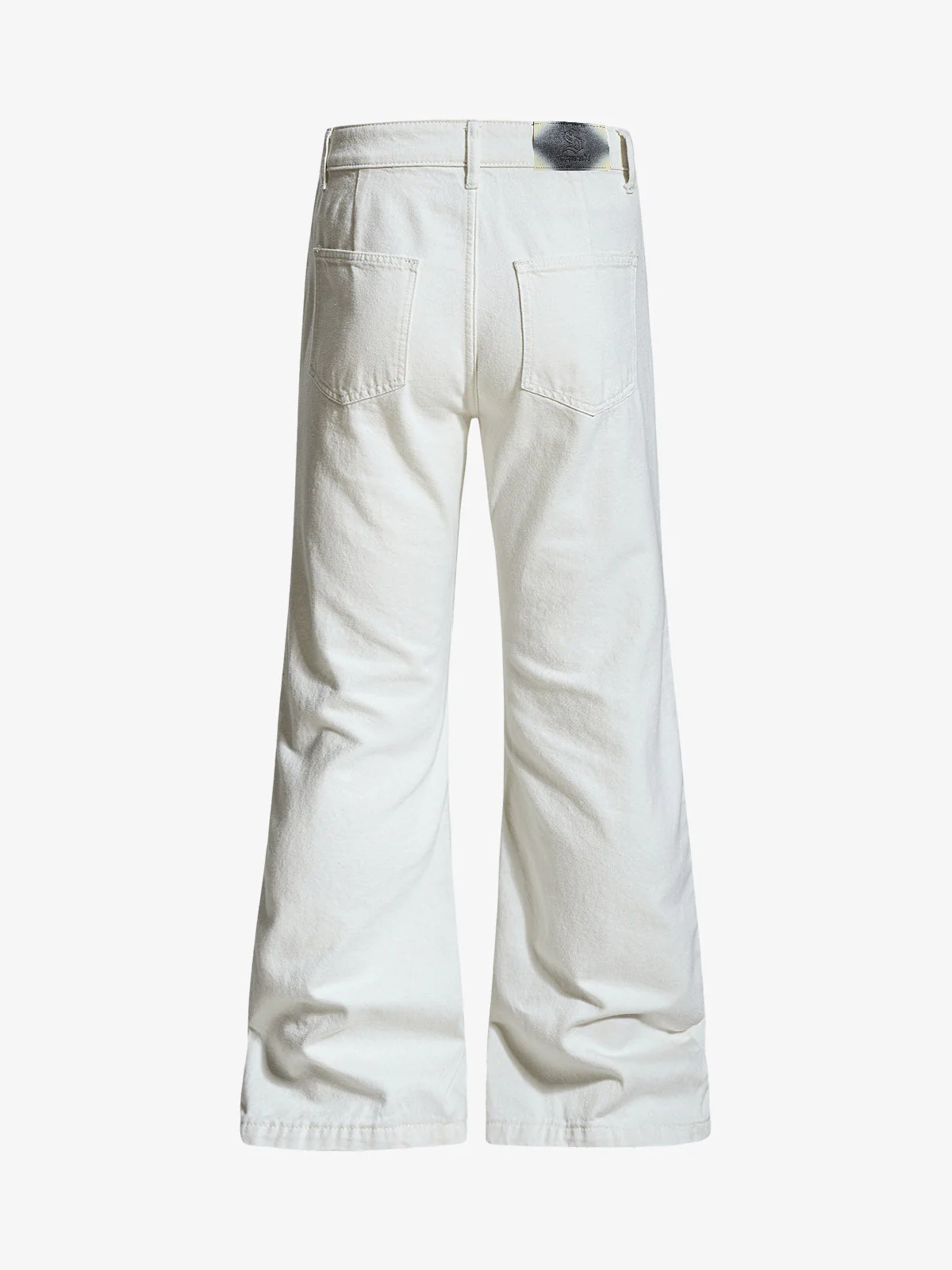 Embroidered Horse Wide Leg Denim Flare Jeans - Image 2