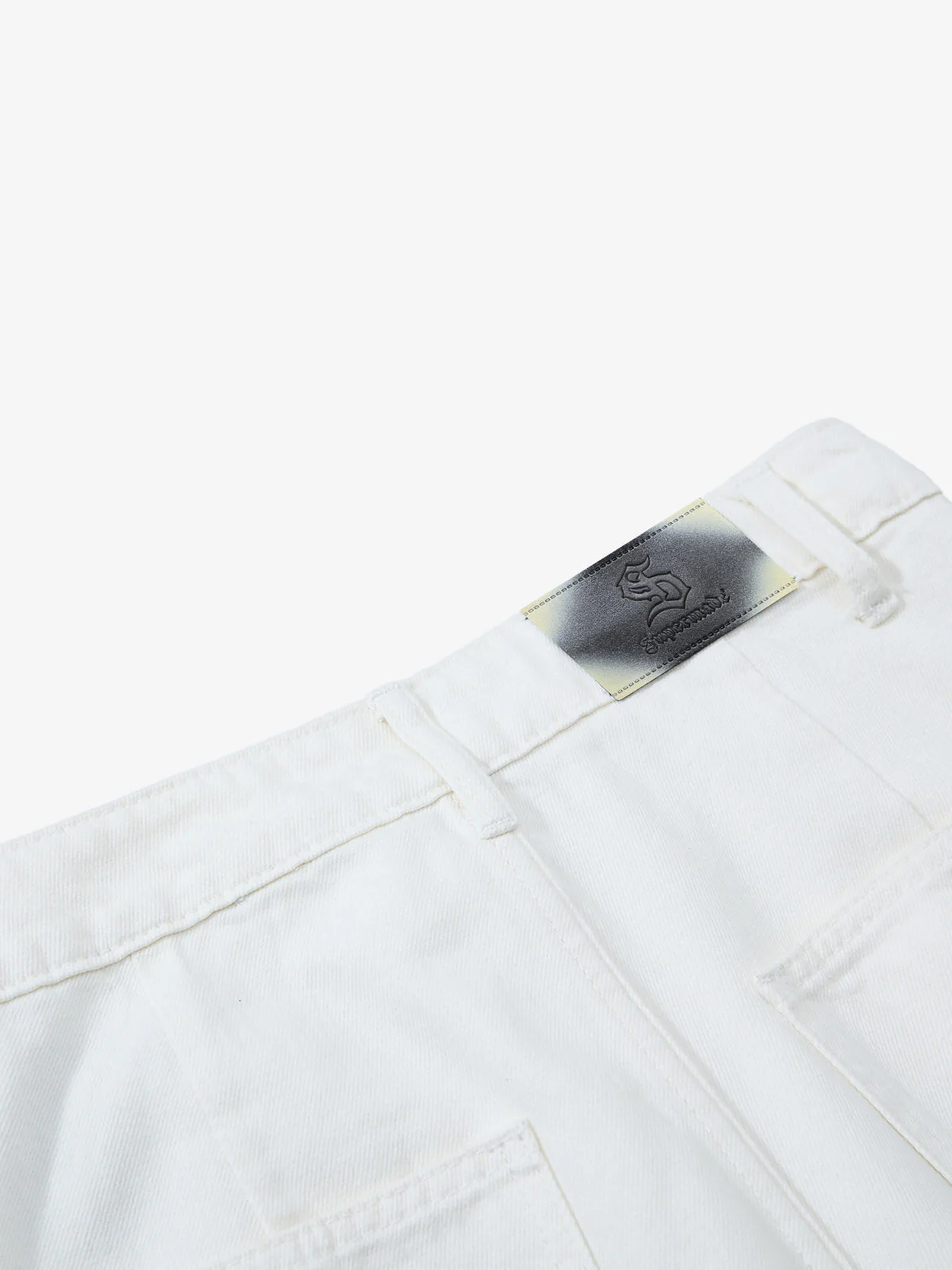 Embroidered Horse Wide Leg Denim Flare Jeans - Image 4