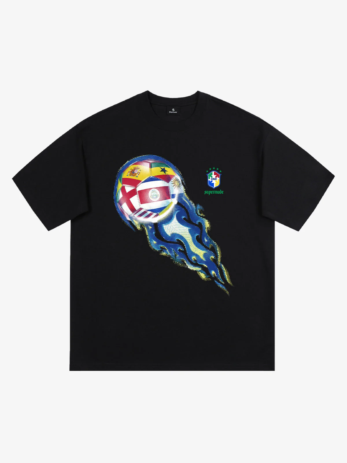 Flag Soccer Ball Graphic T-Shirt - Image 2