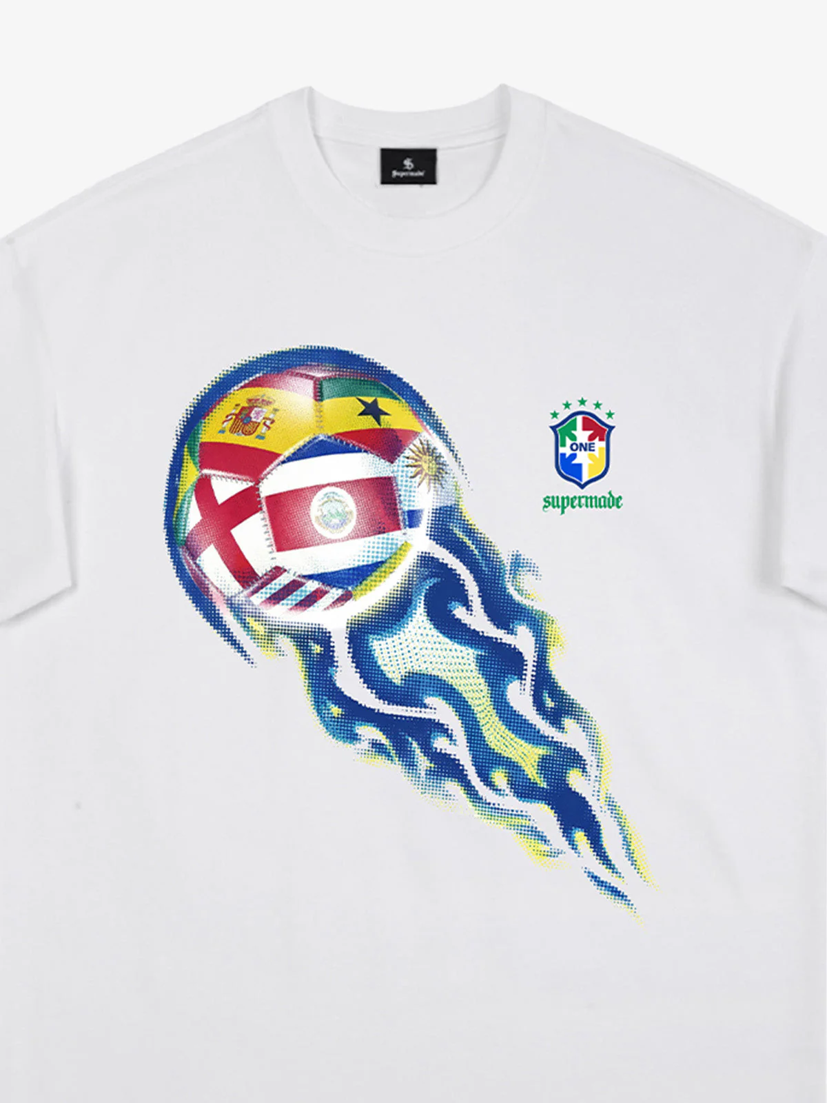 Flag Soccer Ball Graphic T-Shirt - Image 3