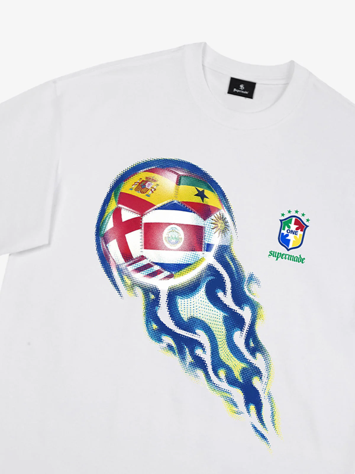 Flag Soccer Ball Graphic T-Shirt - Image 4
