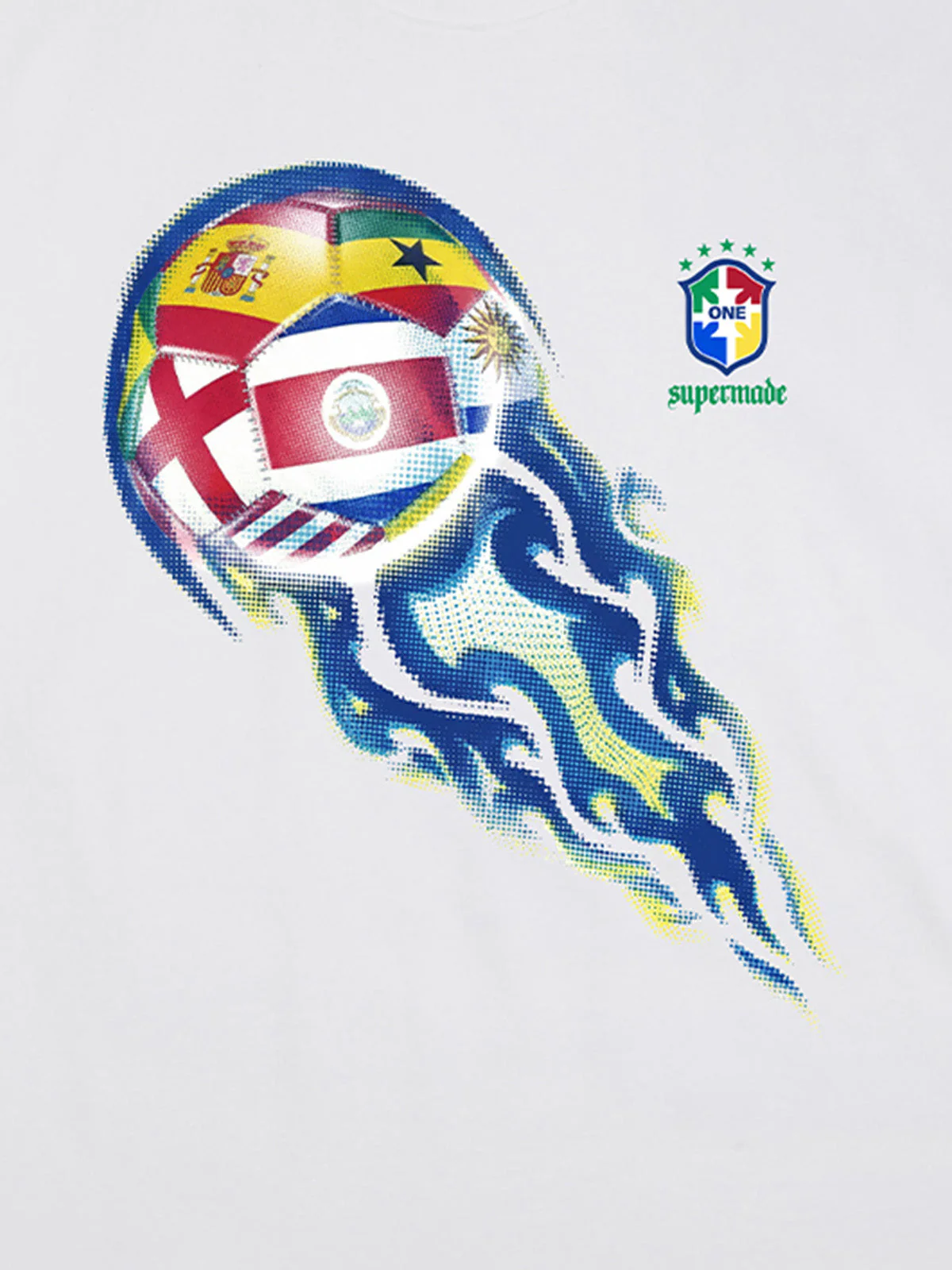 Flag Soccer Ball Graphic T-Shirt - Image 5
