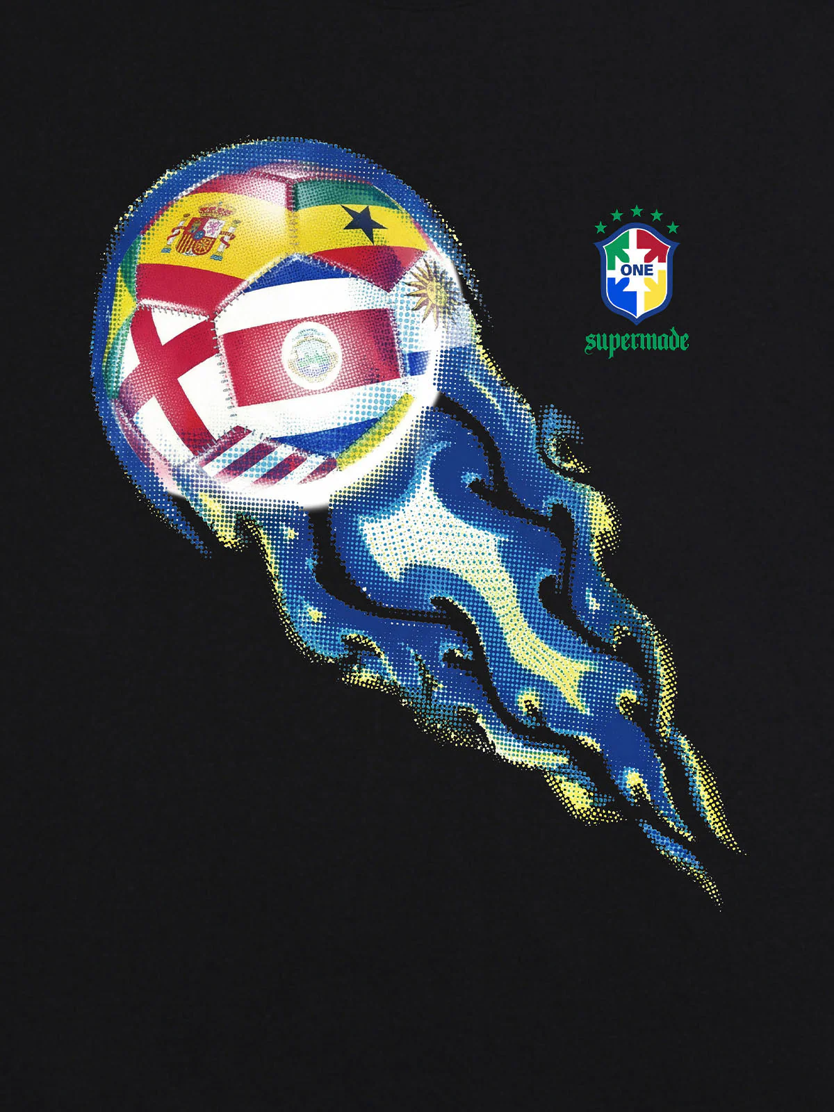 Flag Soccer Ball Graphic T-Shirt - Image 8