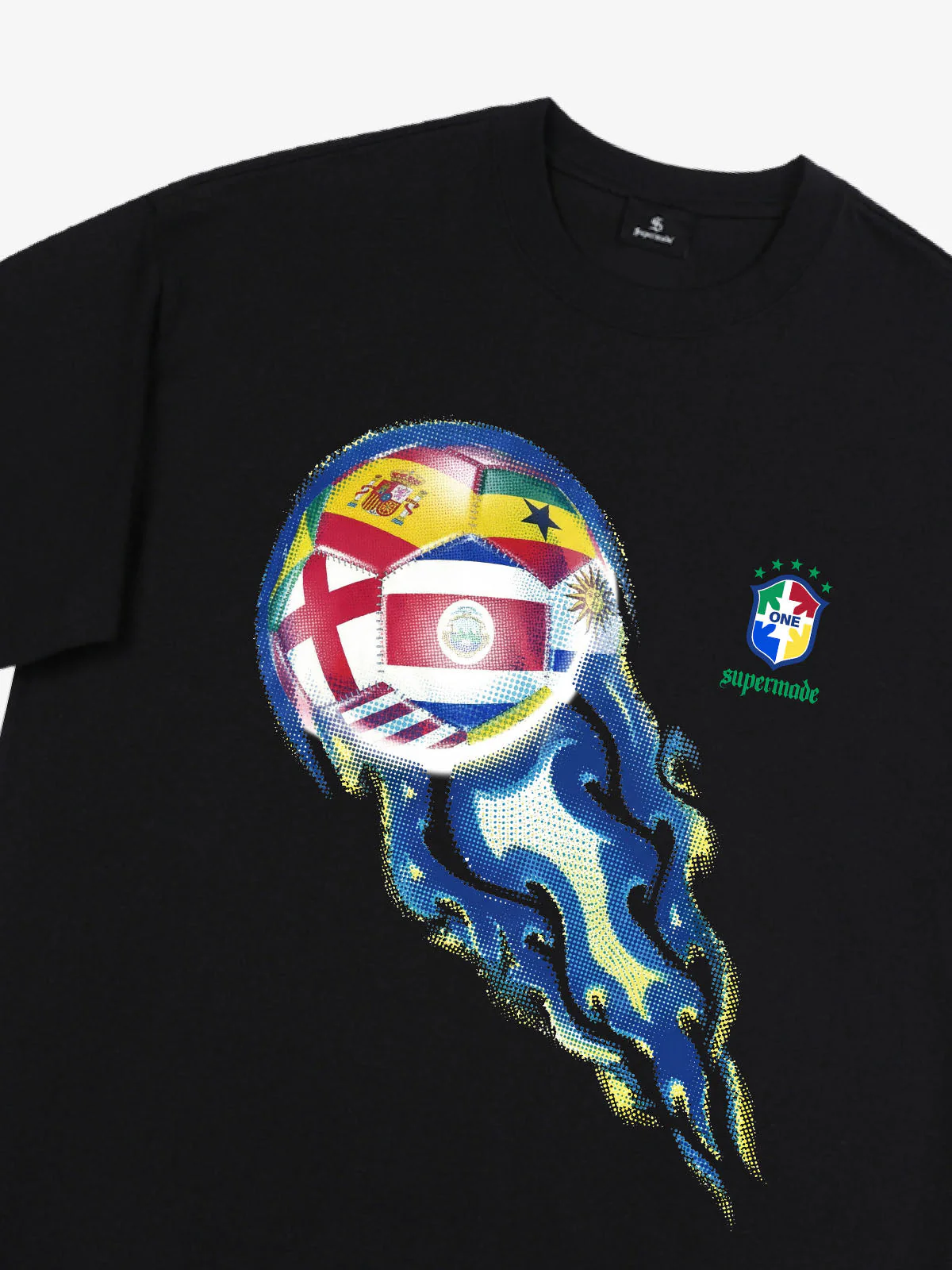 Flag Soccer Ball Graphic T-Shirt - Image 9
