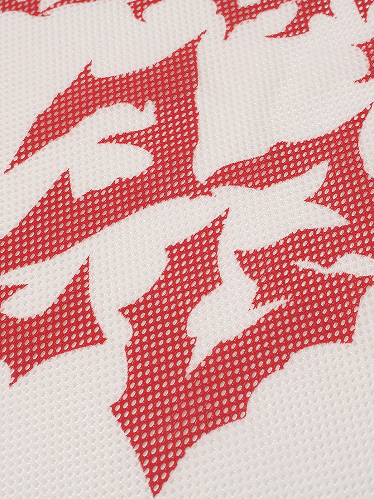 Flame Gothic Logo Mesh Jersey T-Shirt - Image 10