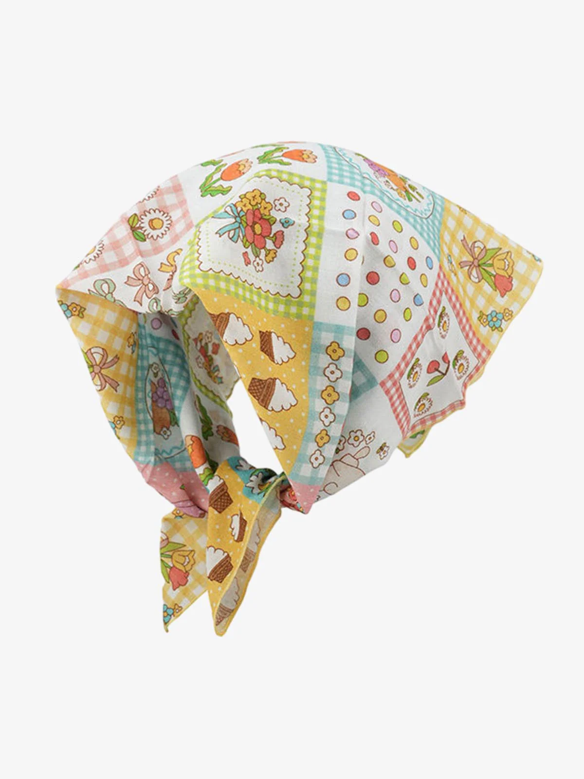 Floral Satin Feel Headscarf Bandana - Image 12