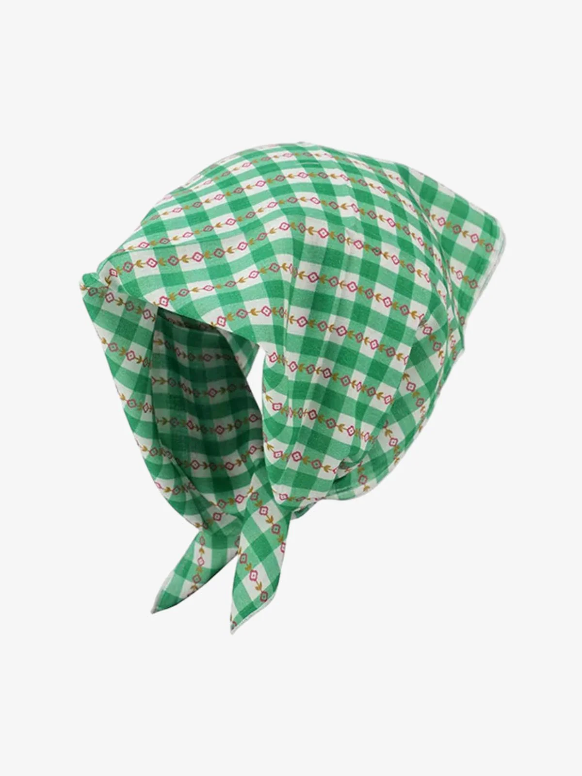 Floral Satin Feel Headscarf Bandana - Image 4