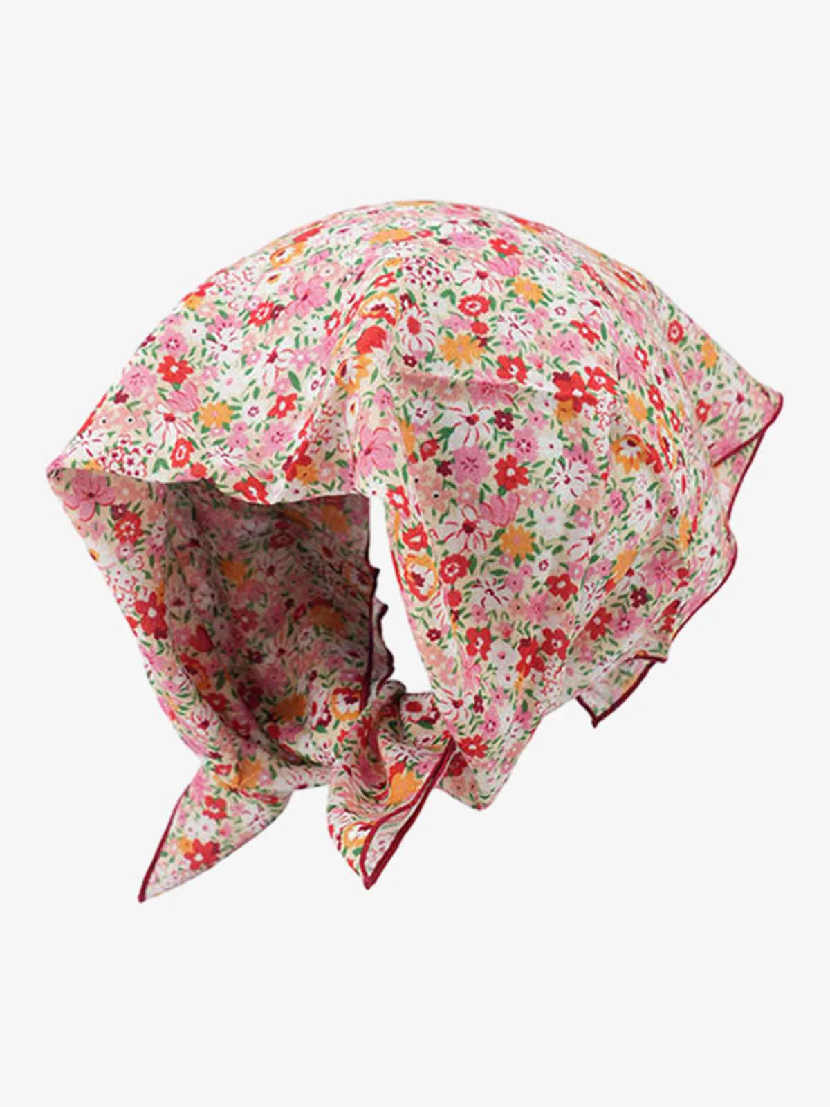 Floral Satin Feel Headscarf Bandana - Image 5