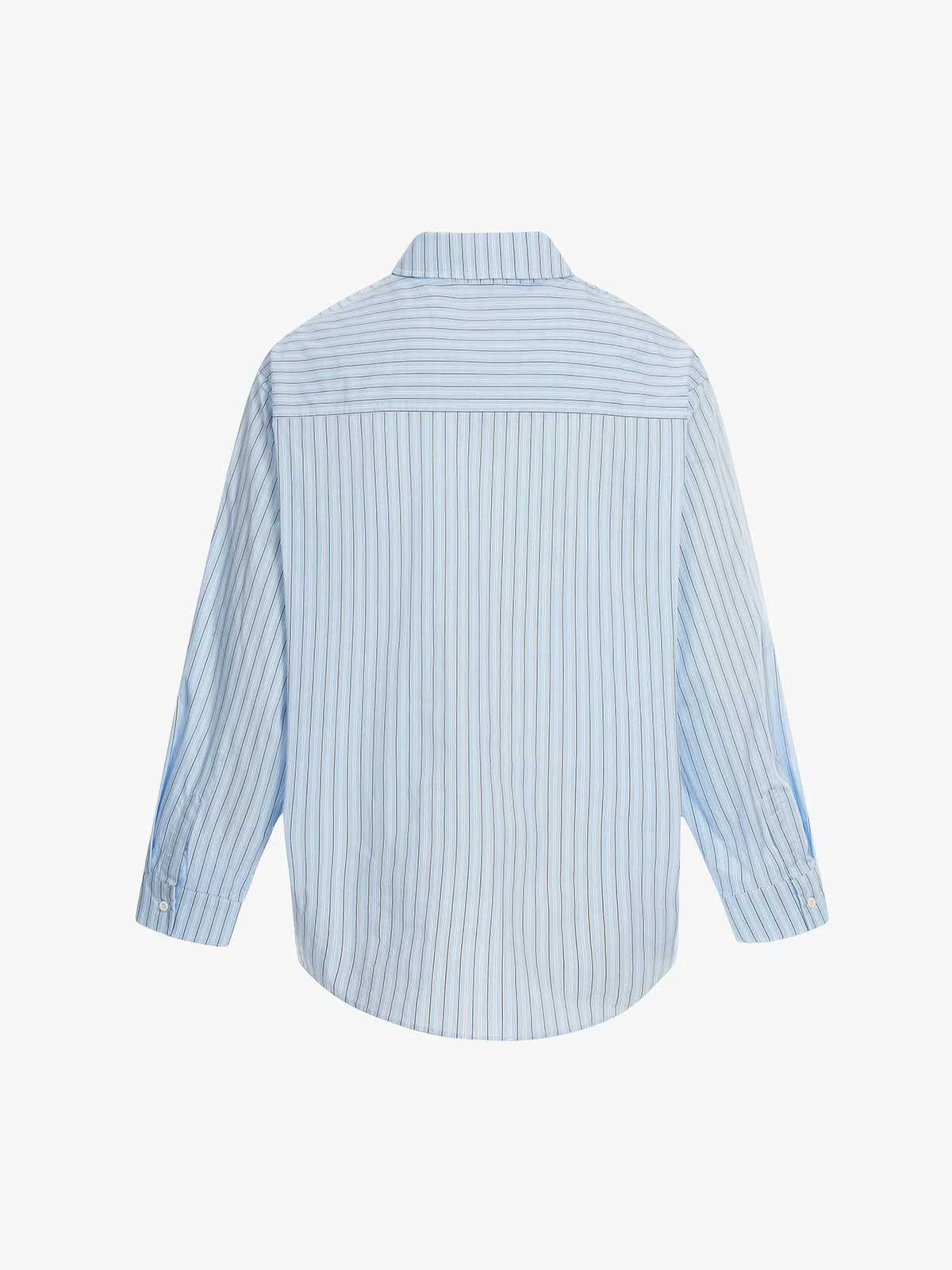 Fun Graffiti Striped Graphic Button-Up Shirt - Image 3