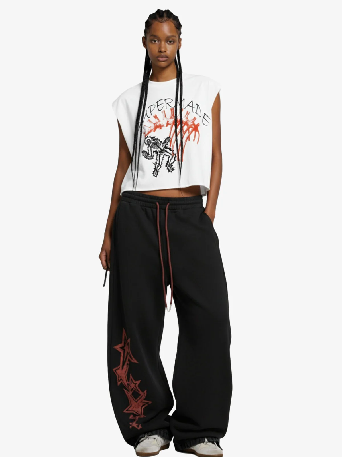 Fun Graphic Print Boxy Silhouette T-Shirt - Image 3