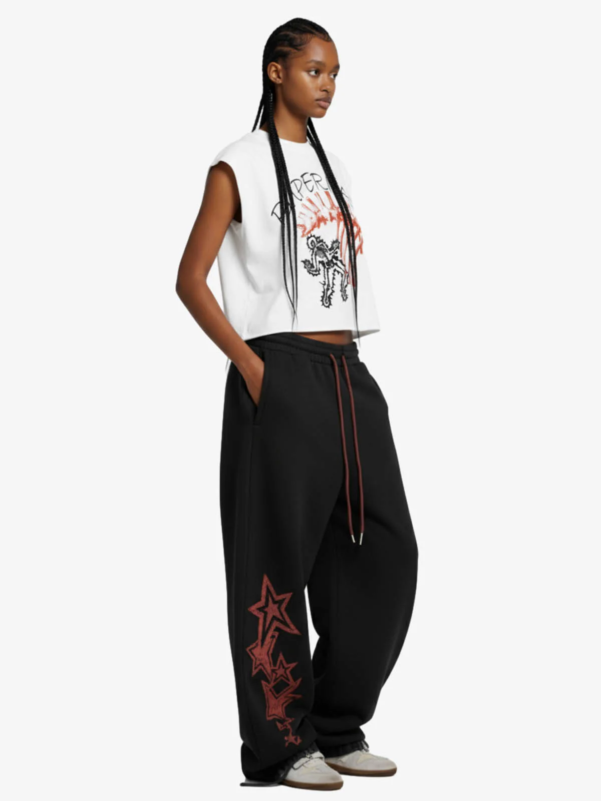 Fun Graphic Print Boxy Silhouette T-Shirt - Image 4