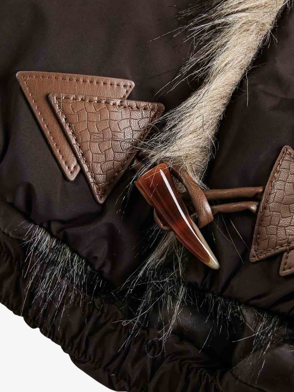 Fur Toggle Puffer Jacket - Image 10