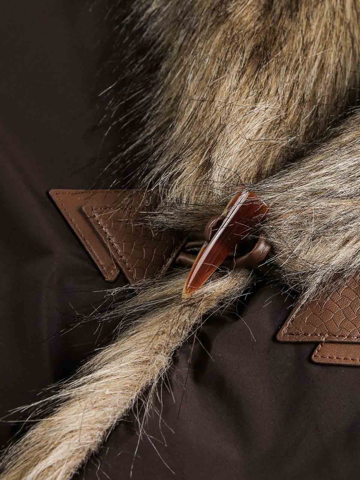 Fur Toggle Puffer Jacket - Image 11