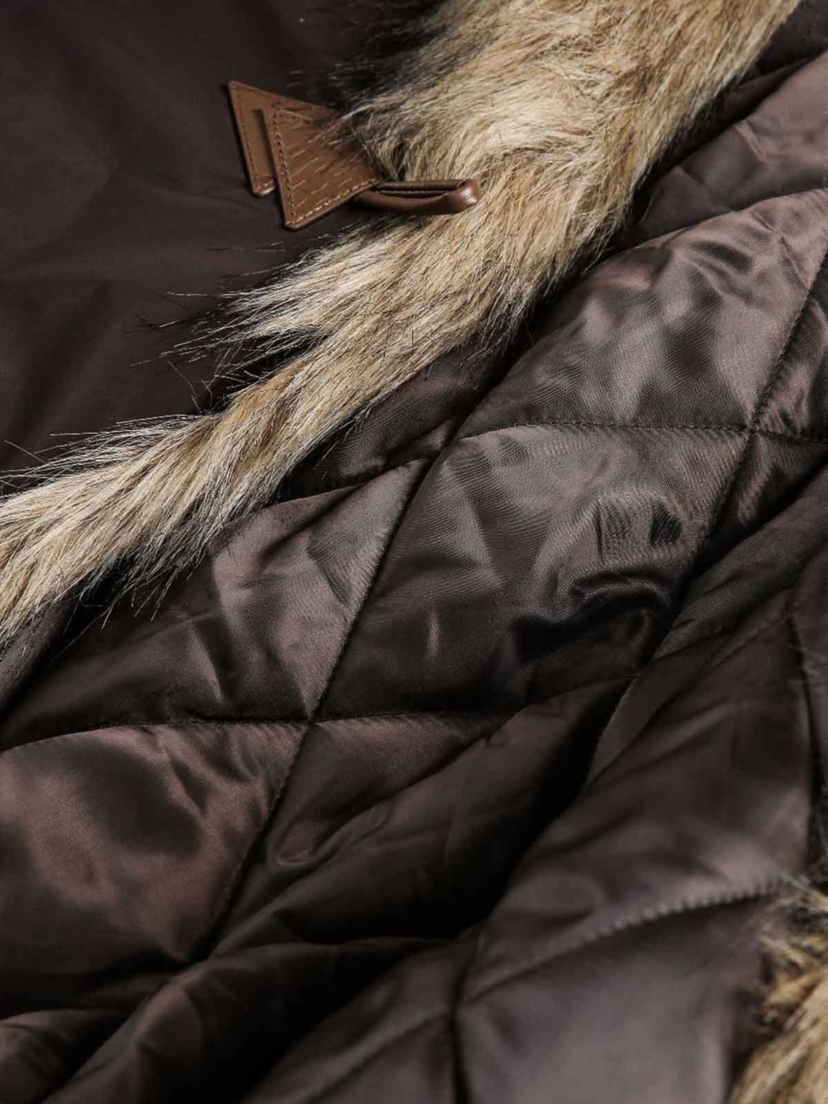 Fur Toggle Puffer Jacket - Image 9