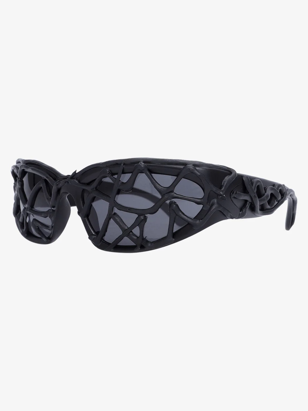 Futuristic Wavy Frame Sunglasses - Image 2
