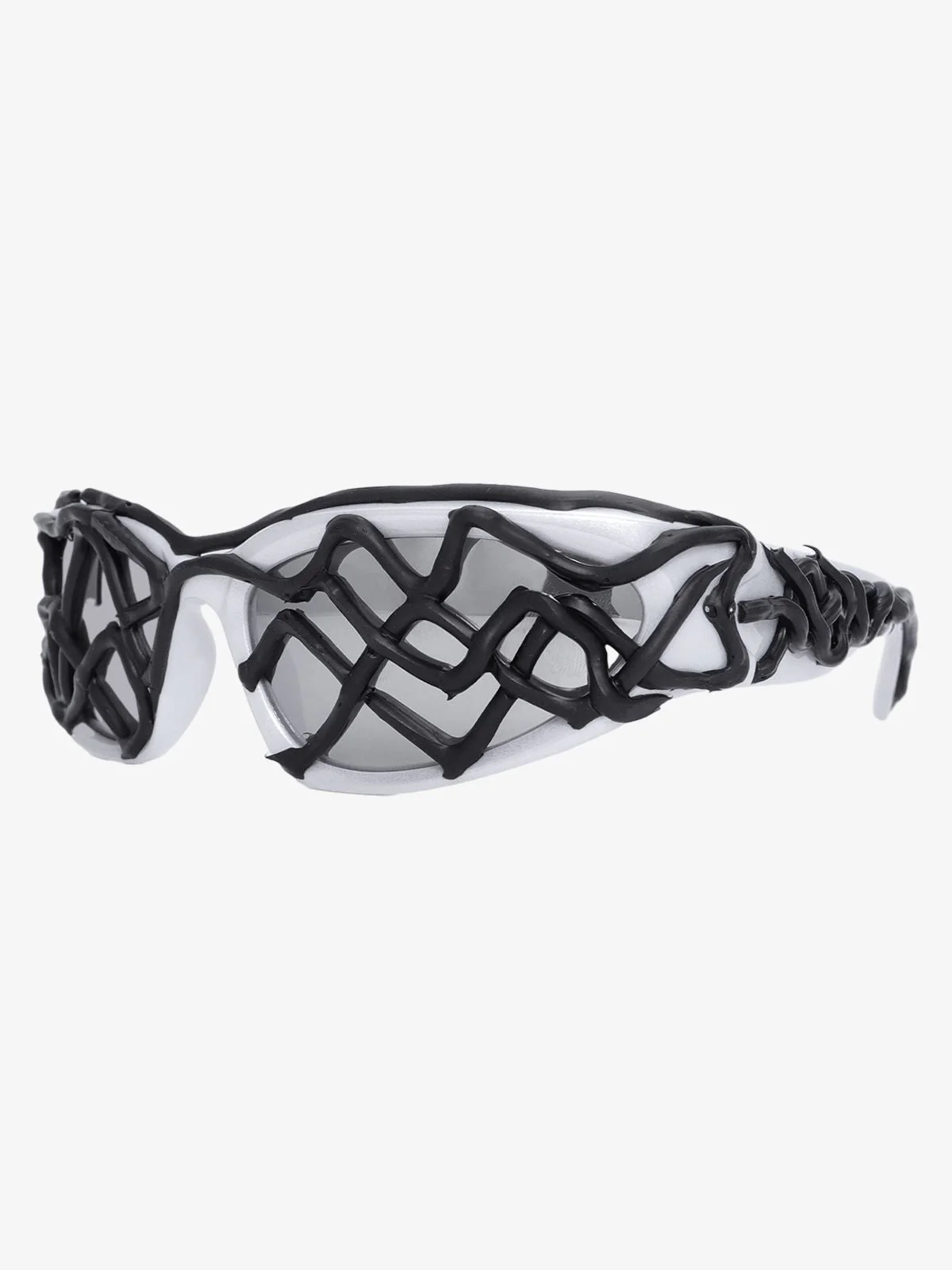 Futuristic Wavy Frame Sunglasses - Image 5