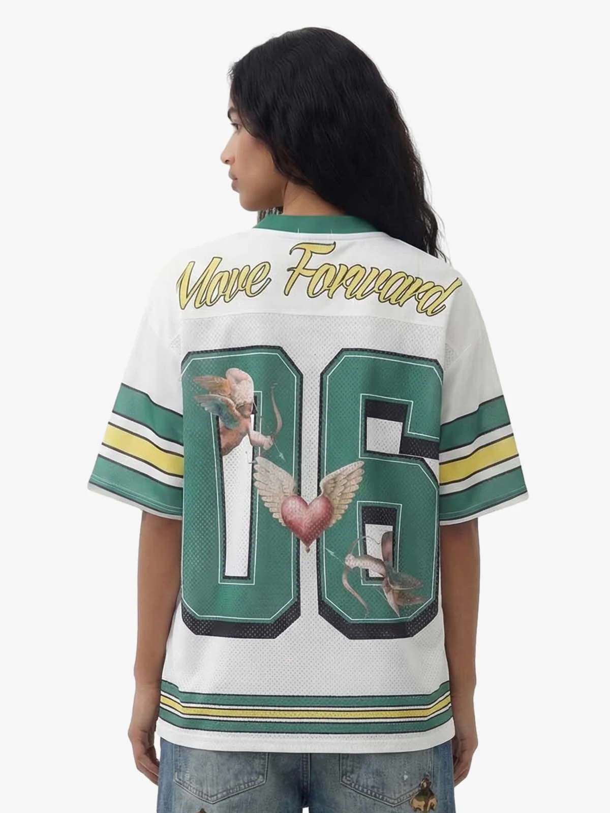Sports Jersey V-Neck T-Shirt - Image 3