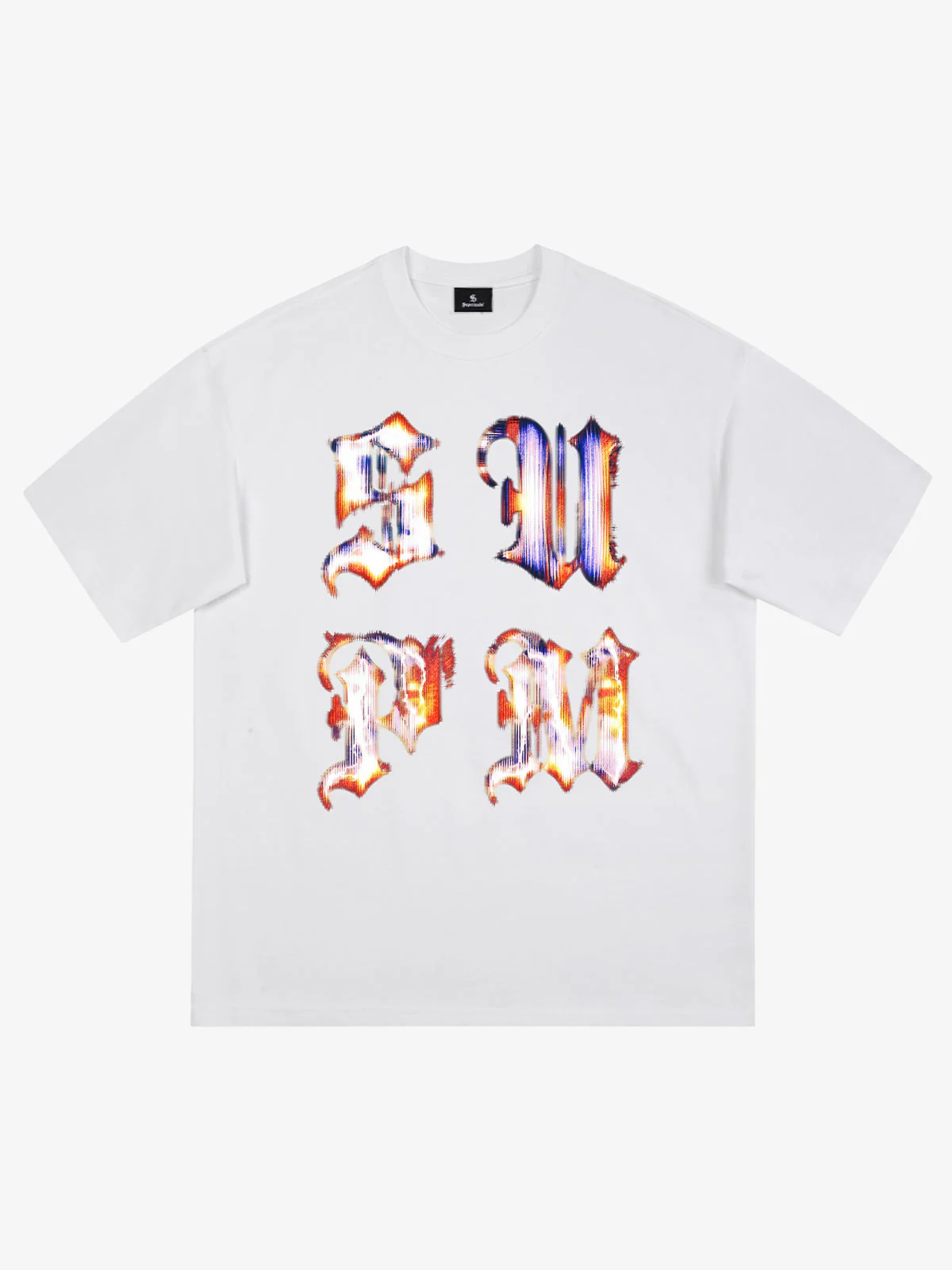 Glitch Gothic Graphic T-Shirt - Image 2
