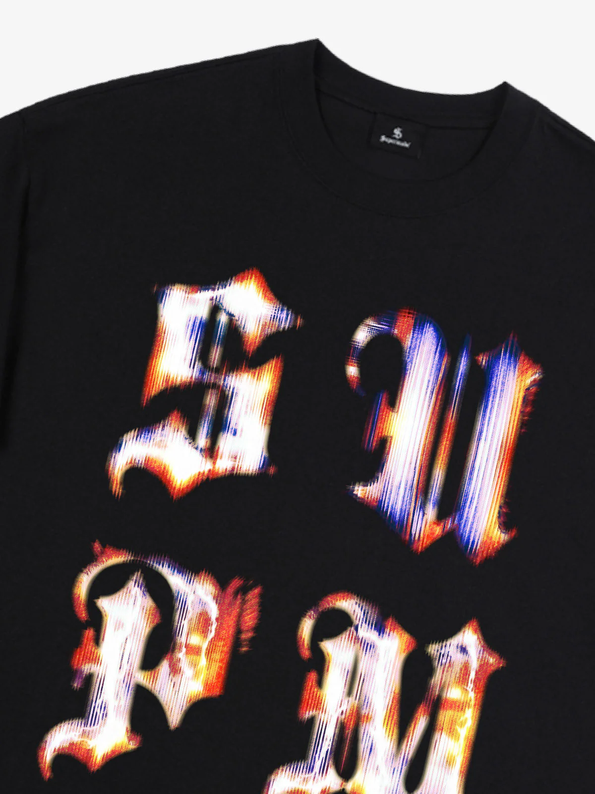 Glitch Gothic Graphic T-Shirt - Image 4