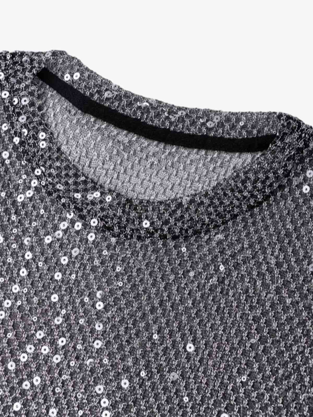 Glitter Niche See-Through Mesh T-Shirt - Image 8