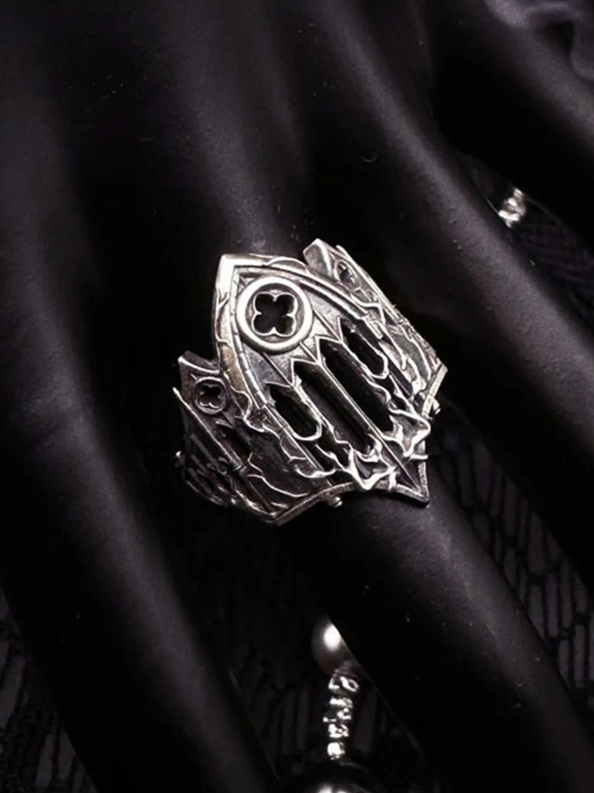 Gothic Armor Open Ring Adjustable - Image 10