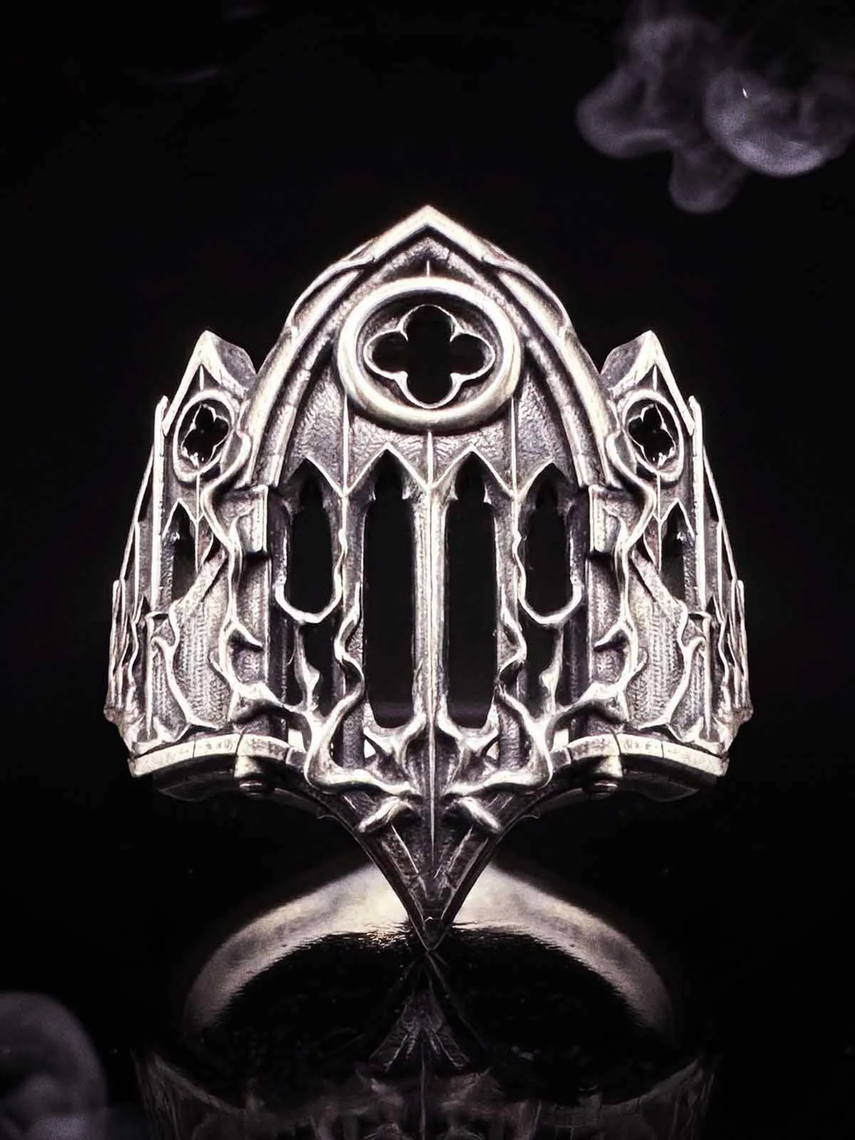 Gothic Armor Open Ring Adjustable - Image 7