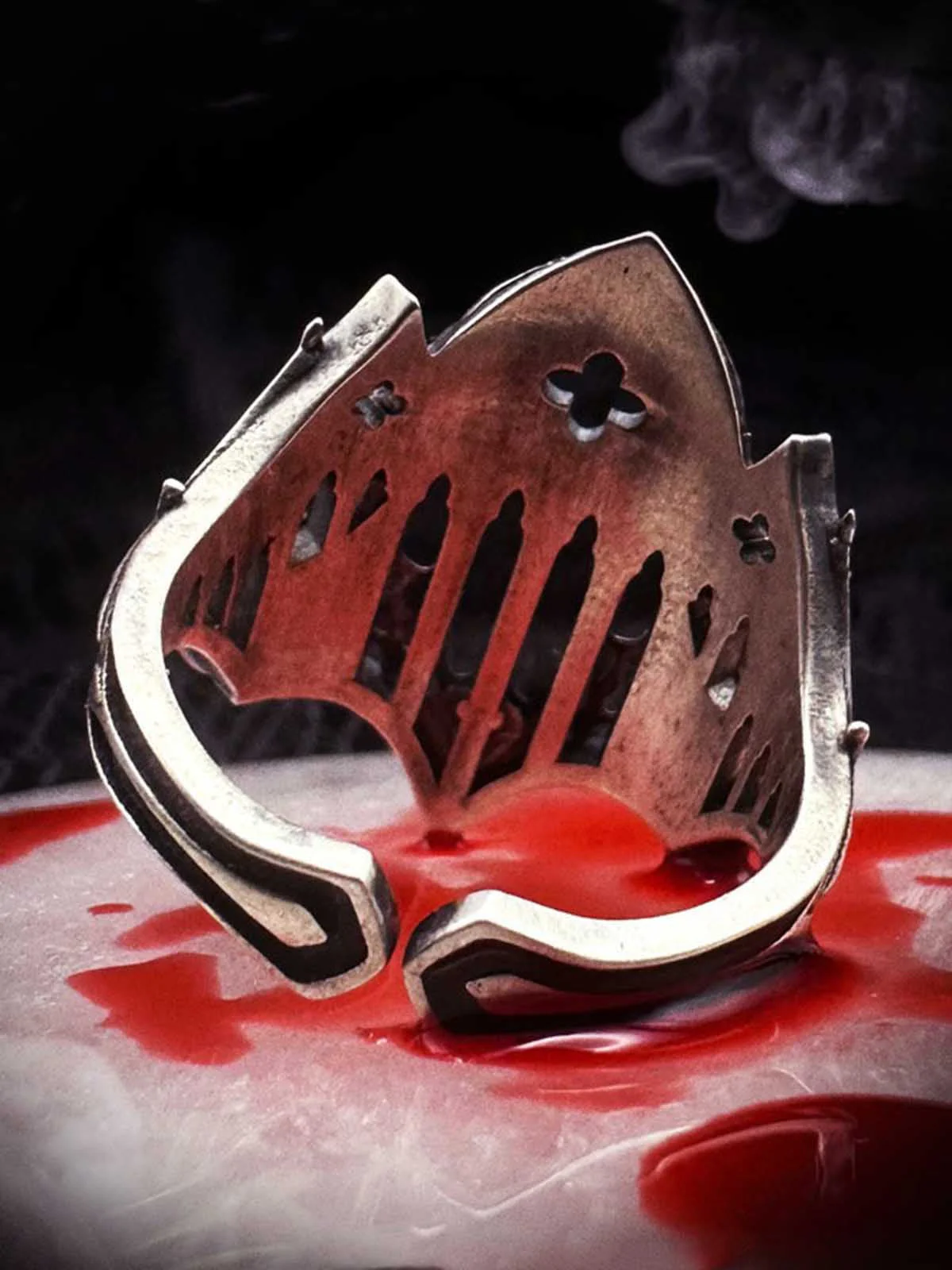 Gothic Armor Open Ring Adjustable - Image 9