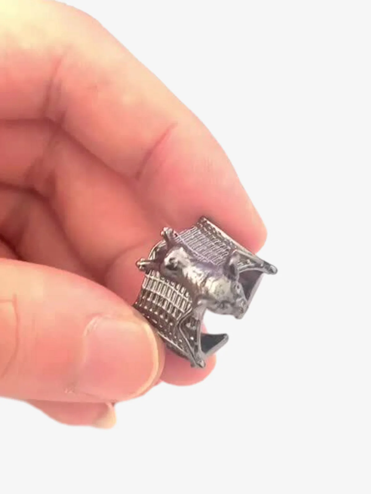 Gothic Bat Open Ring - Image 6