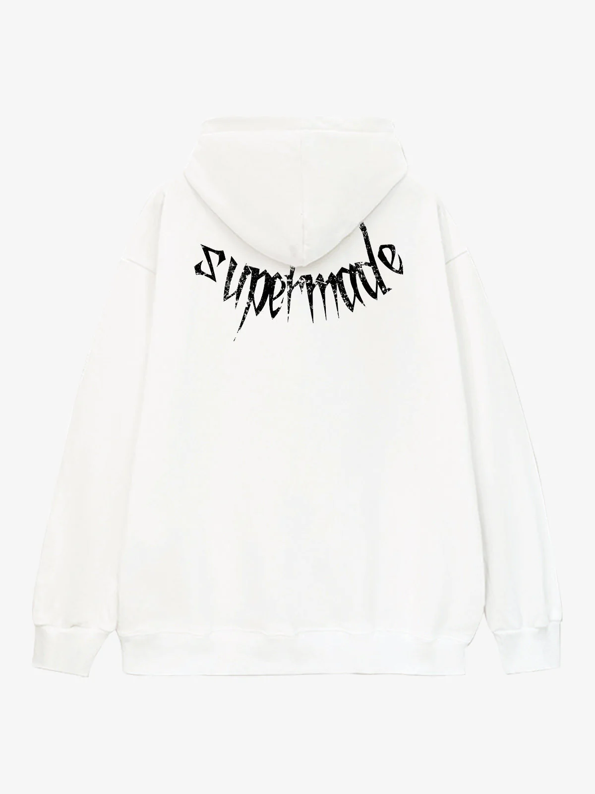 Gothic Devil Graphic Washed Hoodie - Image 5