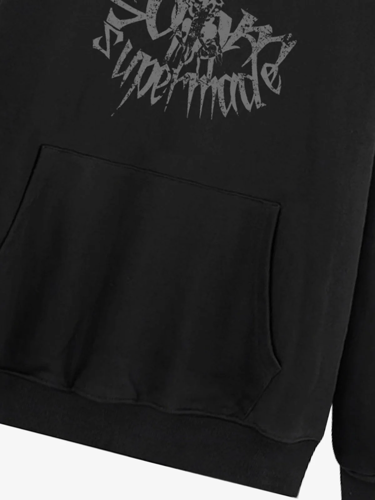 Gothic Devil Graphic Washed Hoodie - Image 8