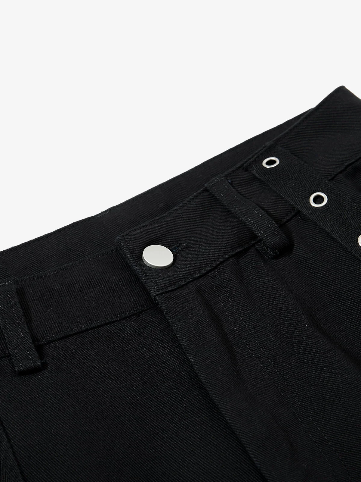 Gothic Graphic Eyelet Strap Pants - Image 3
