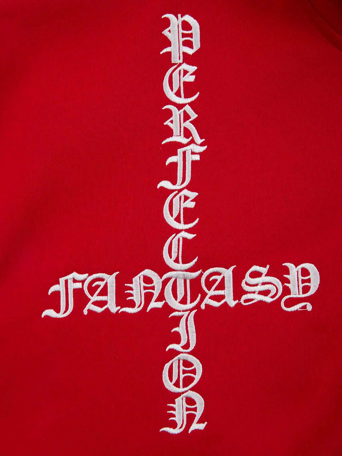 Gothic Letter Cross Embroidery Zip Up Hoodie and Sweatpants Set - Image 22