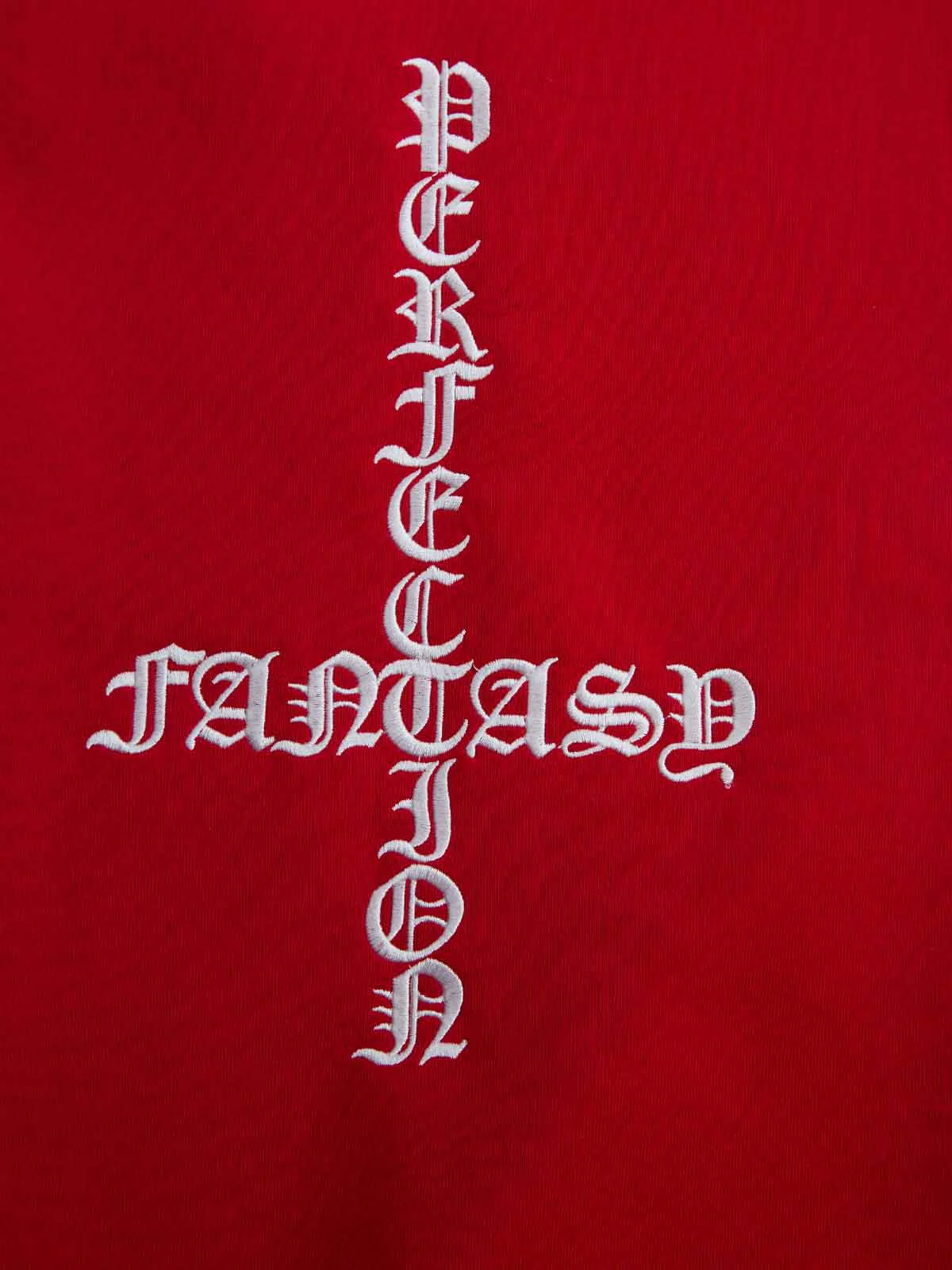 Gothic Letter Cross Embroidery Zip Up Hoodie and Sweatpants Set - Image 24
