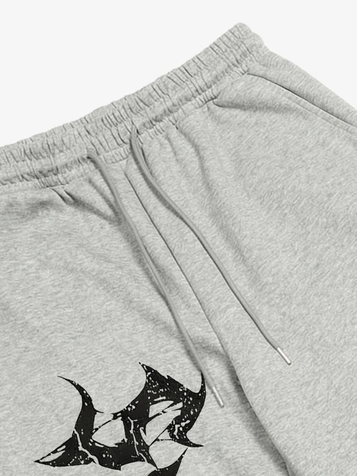 Gothic Logo Distressed Flag Bungee Drawstring Sweatpants - Image 3