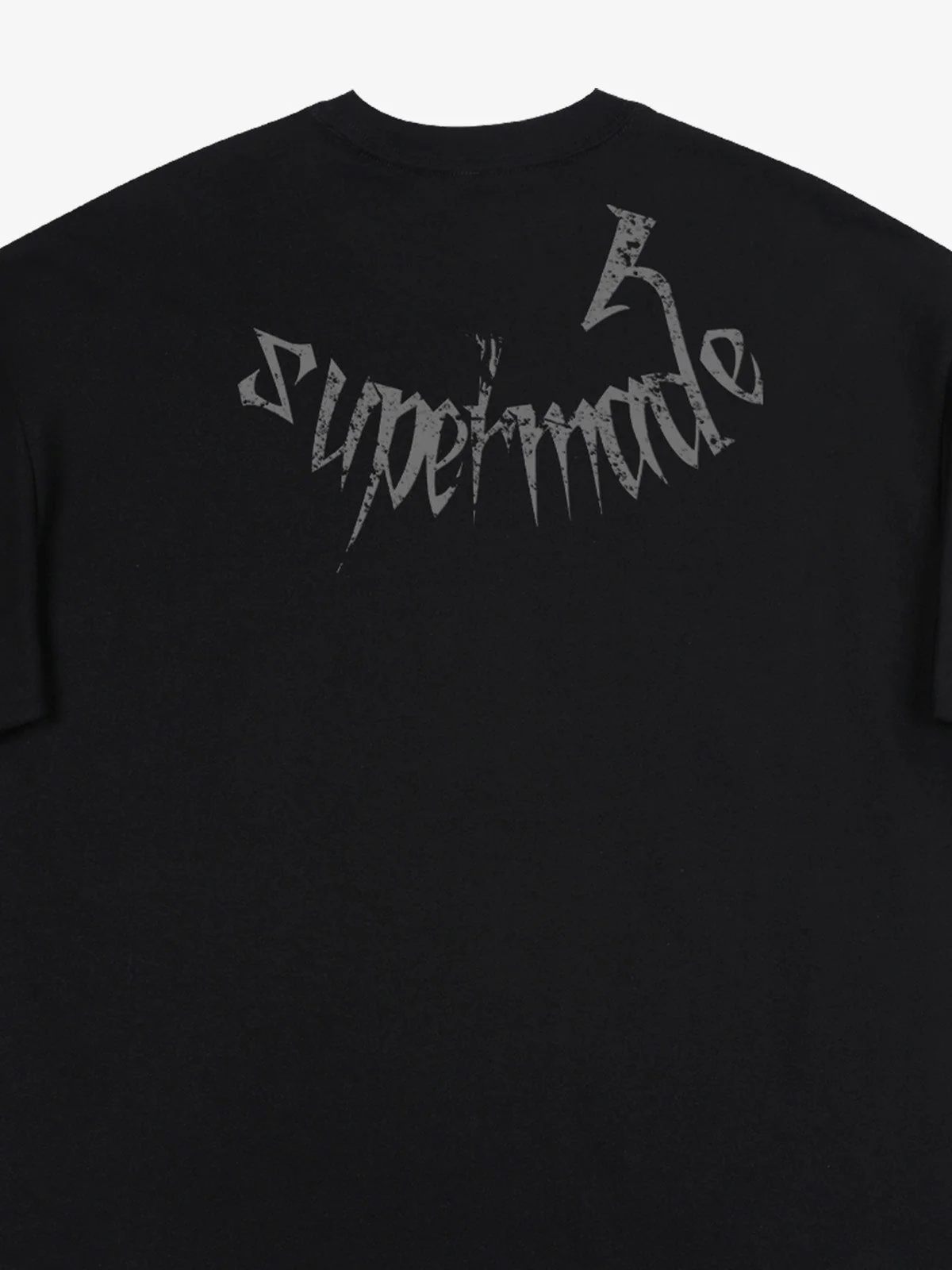 Gothic Skull Distressed Letter T-Shirt - Image 12