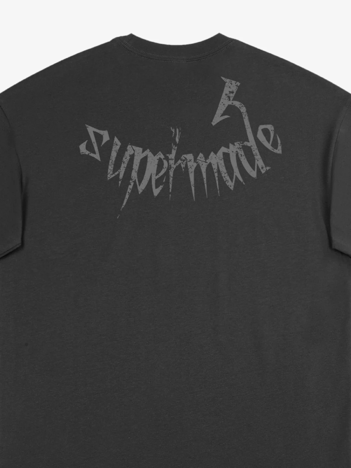 Gothic Skull Distressed Letter T-Shirt - Image 24