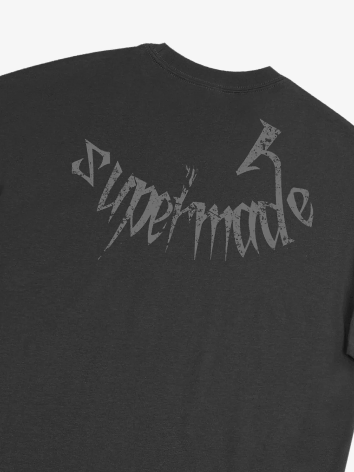Gothic Skull Distressed Letter T-Shirt - Image 25